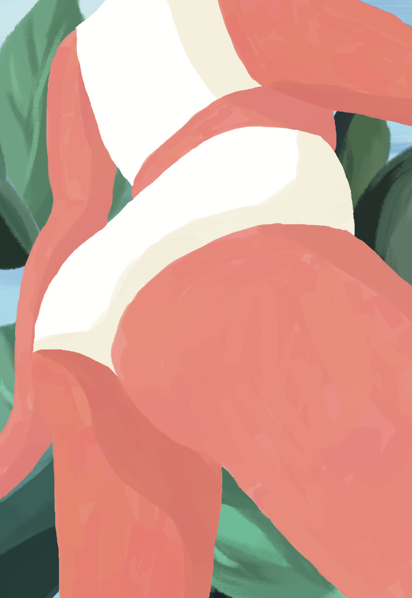 Macarena, peinture digitale, 2020