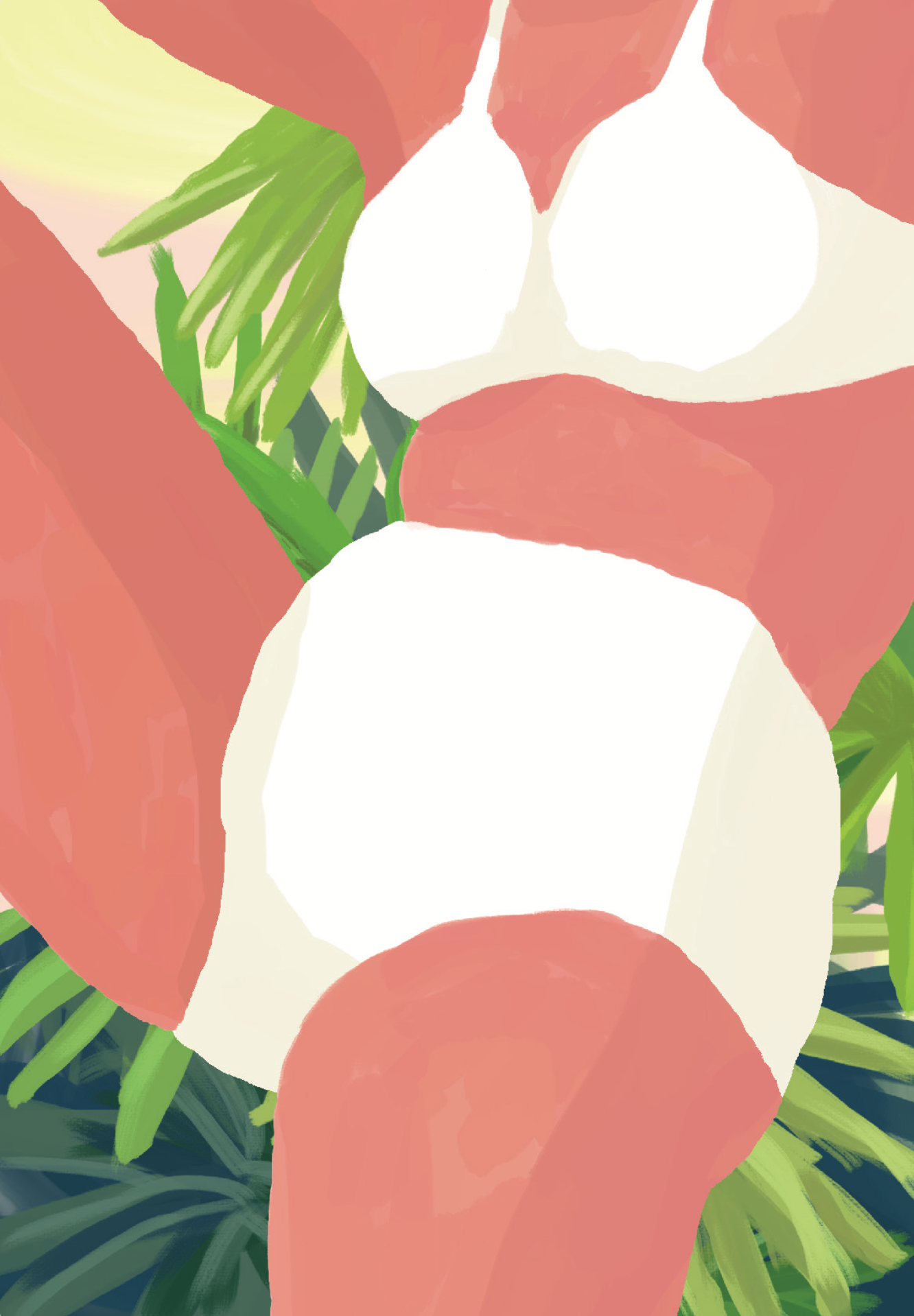 French cancan, peinture digitale, 2020