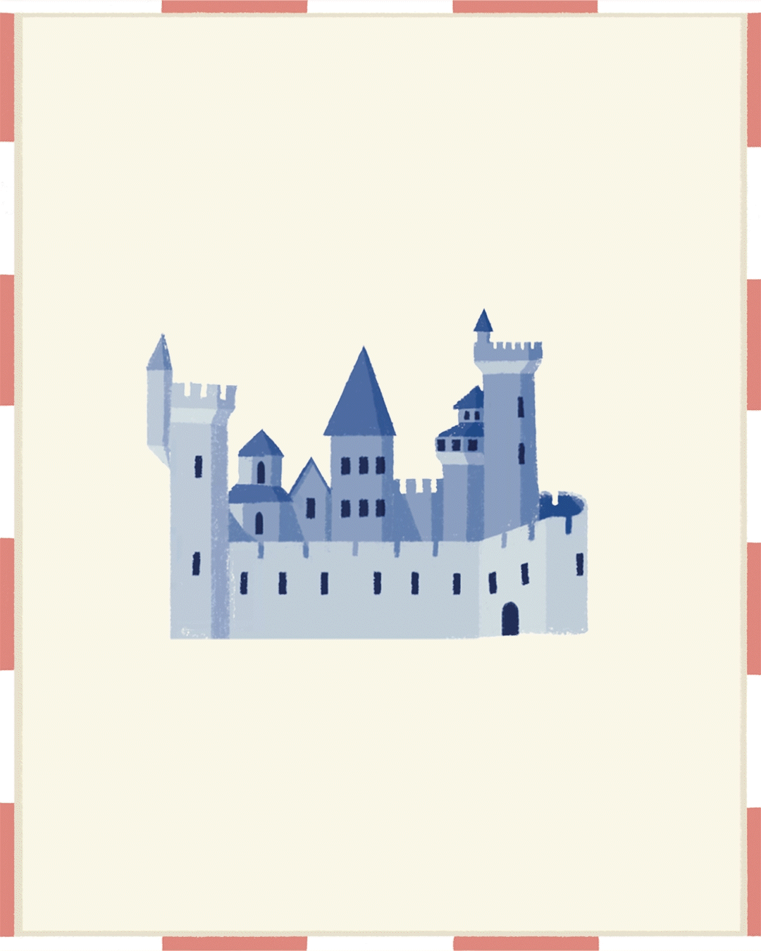 1550 Bordeaux buildings, peinture digitale, 2025