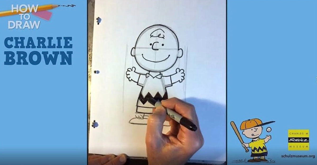 Schulz Museum On-line drawing class