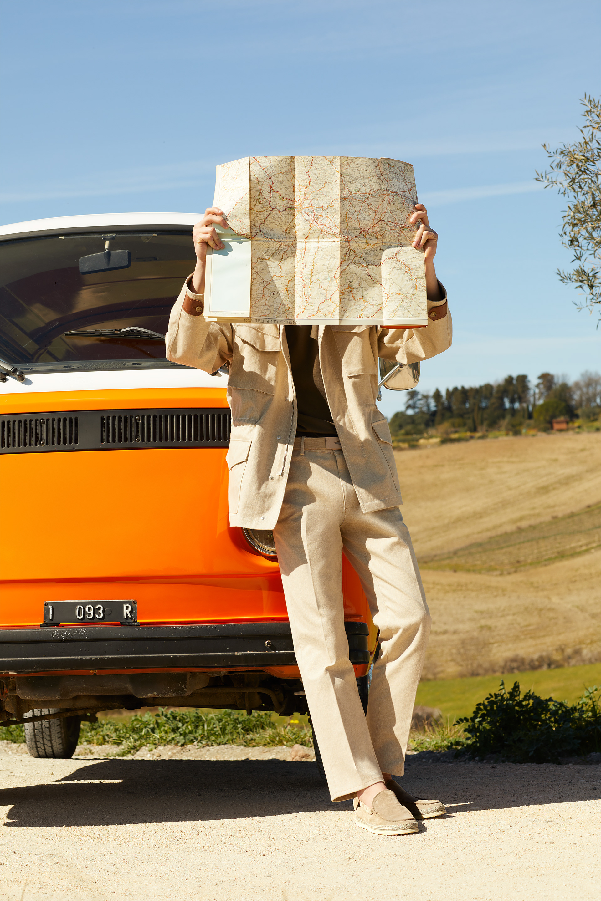 Fashion luxury retouching for Tod's brand campaign, professional color correction