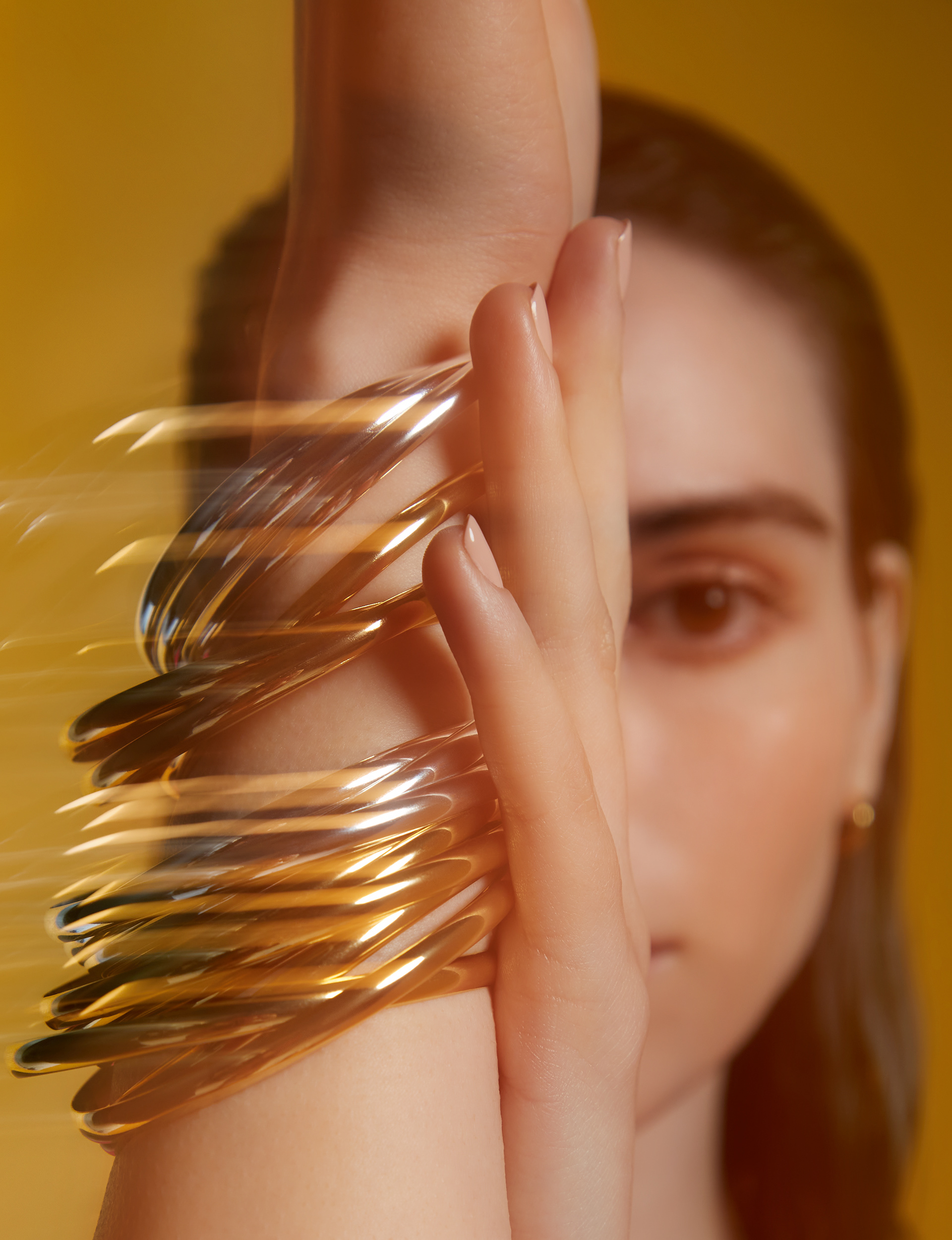 Orelia Jewellery product and beauty  retouching, jewelry commercial retouch