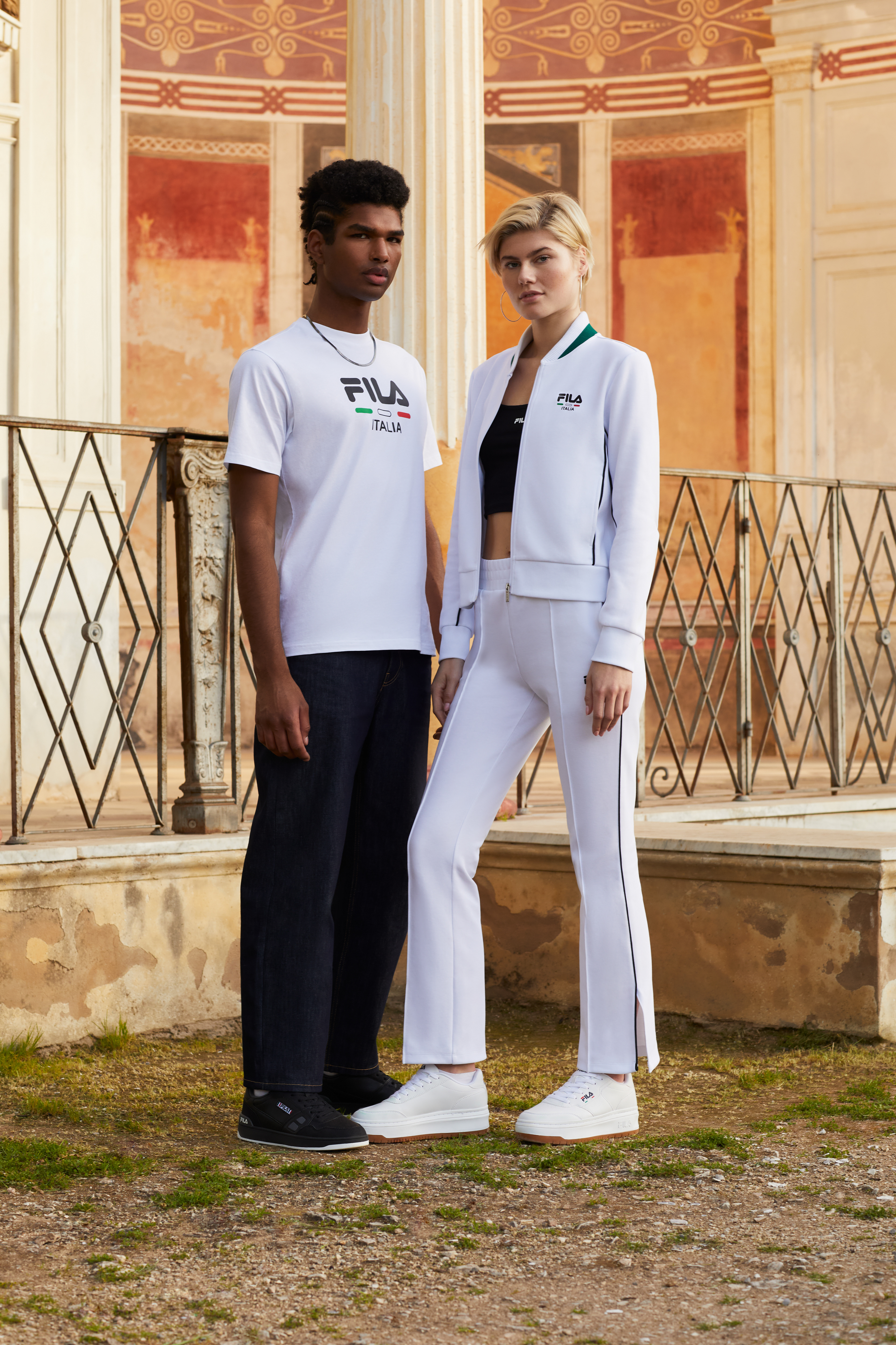 FILA Italia advertising campaign retouching, product and model retouch by Valeria Strygina