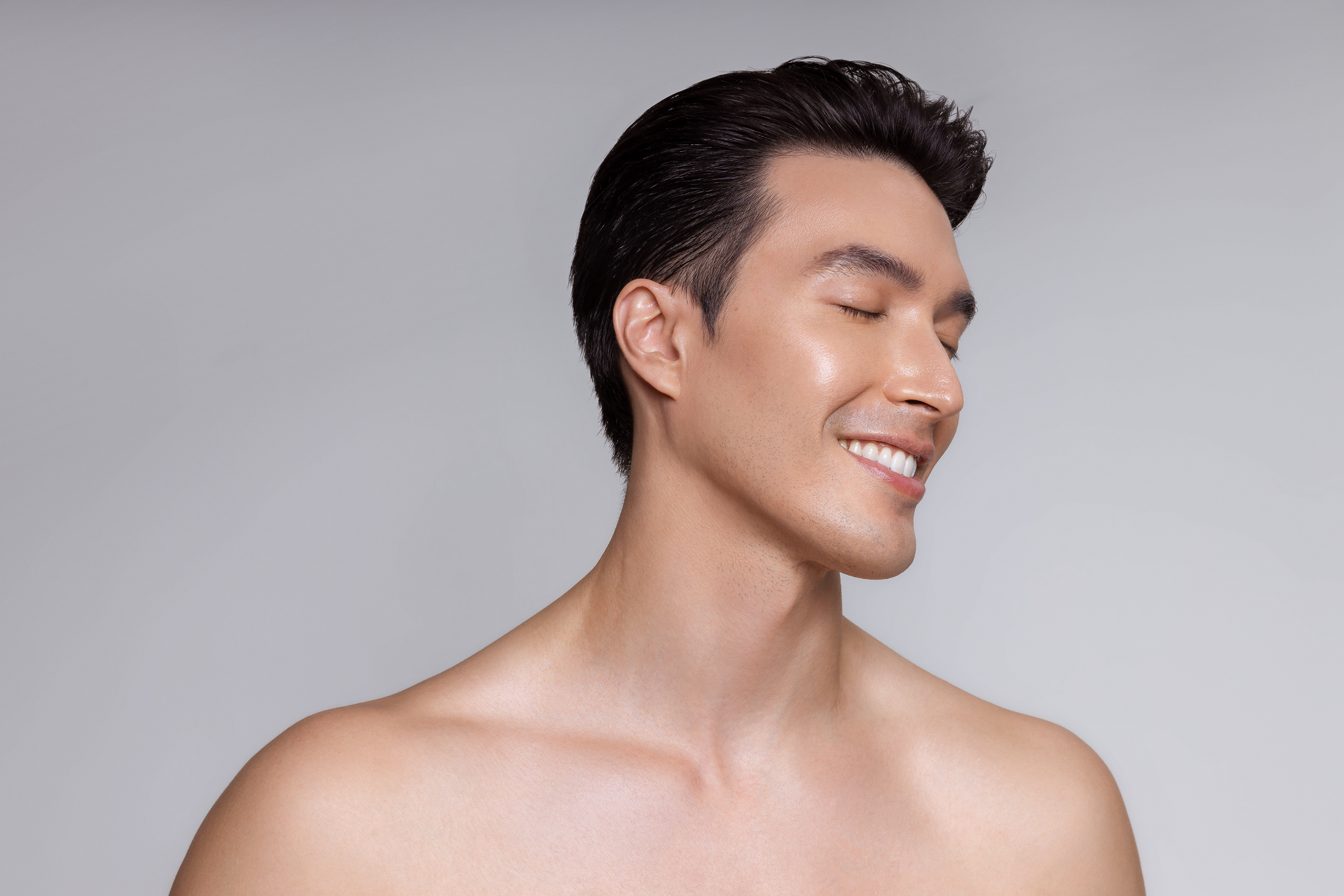 Moritek beauty retouch, skincare campaign post-production