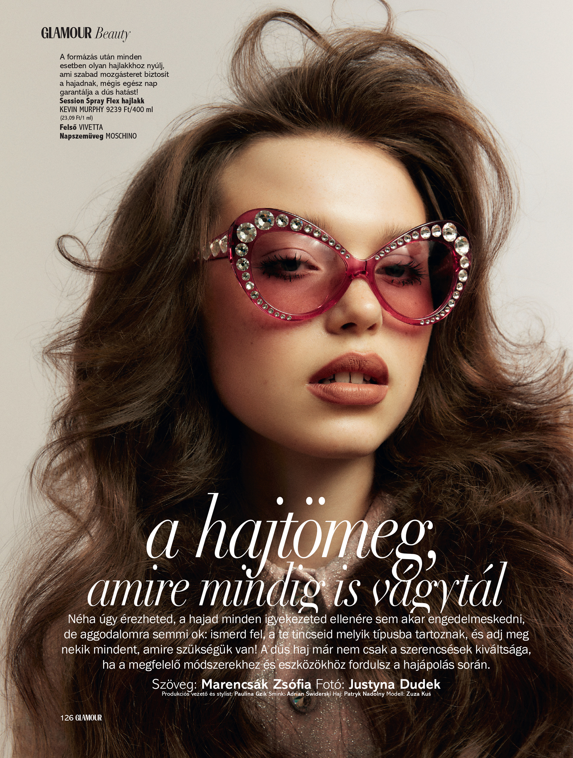 Glamour Beauty editorial retouch, professional makeup retouching