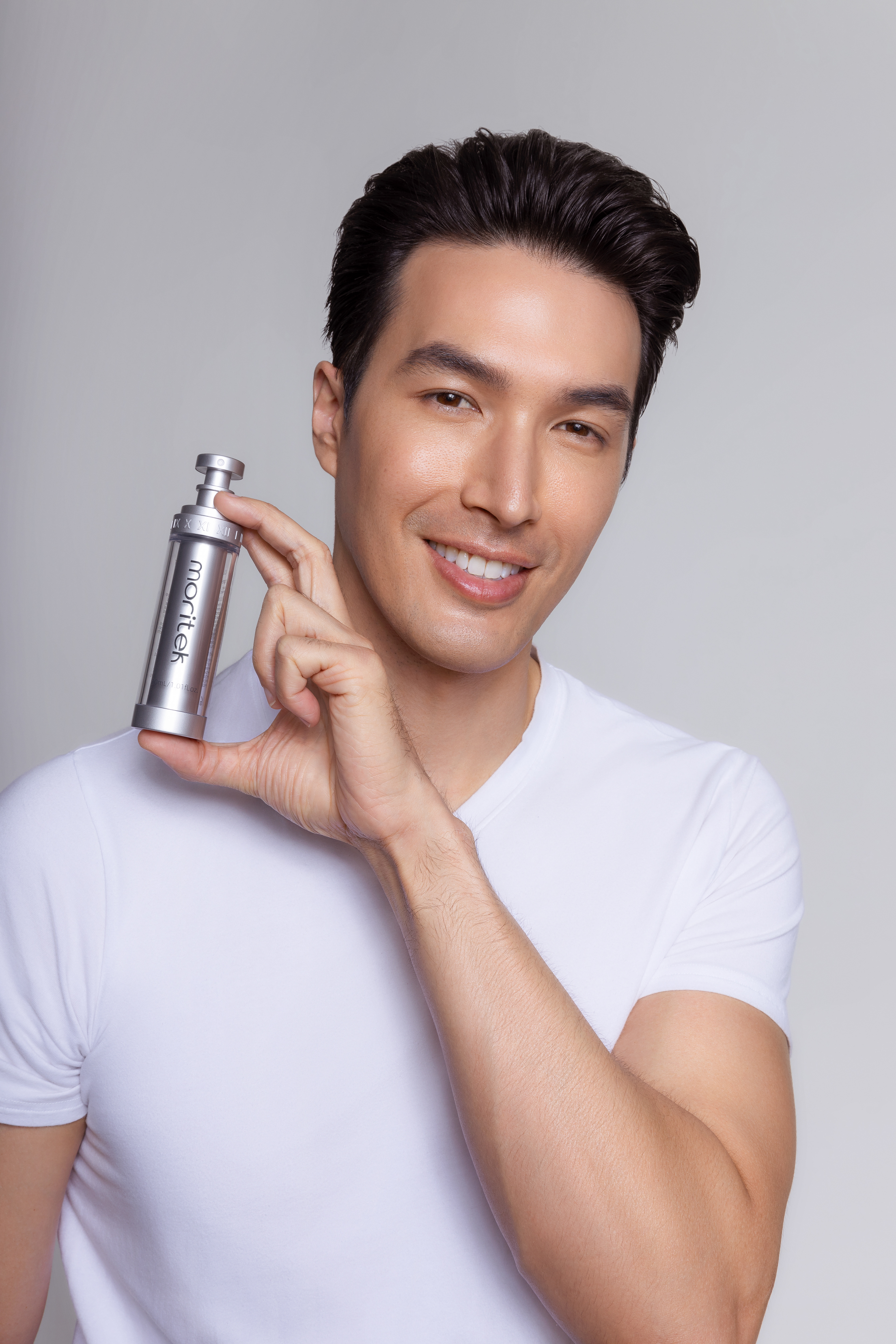 Moritek beauty retouch, skincare campaign post-production
