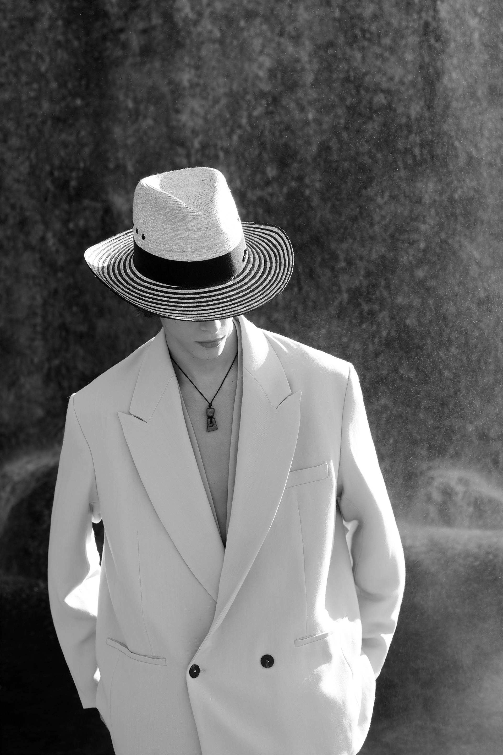 Commercial retouch for Borsalino Italy hat campaign by Valeria Strygina