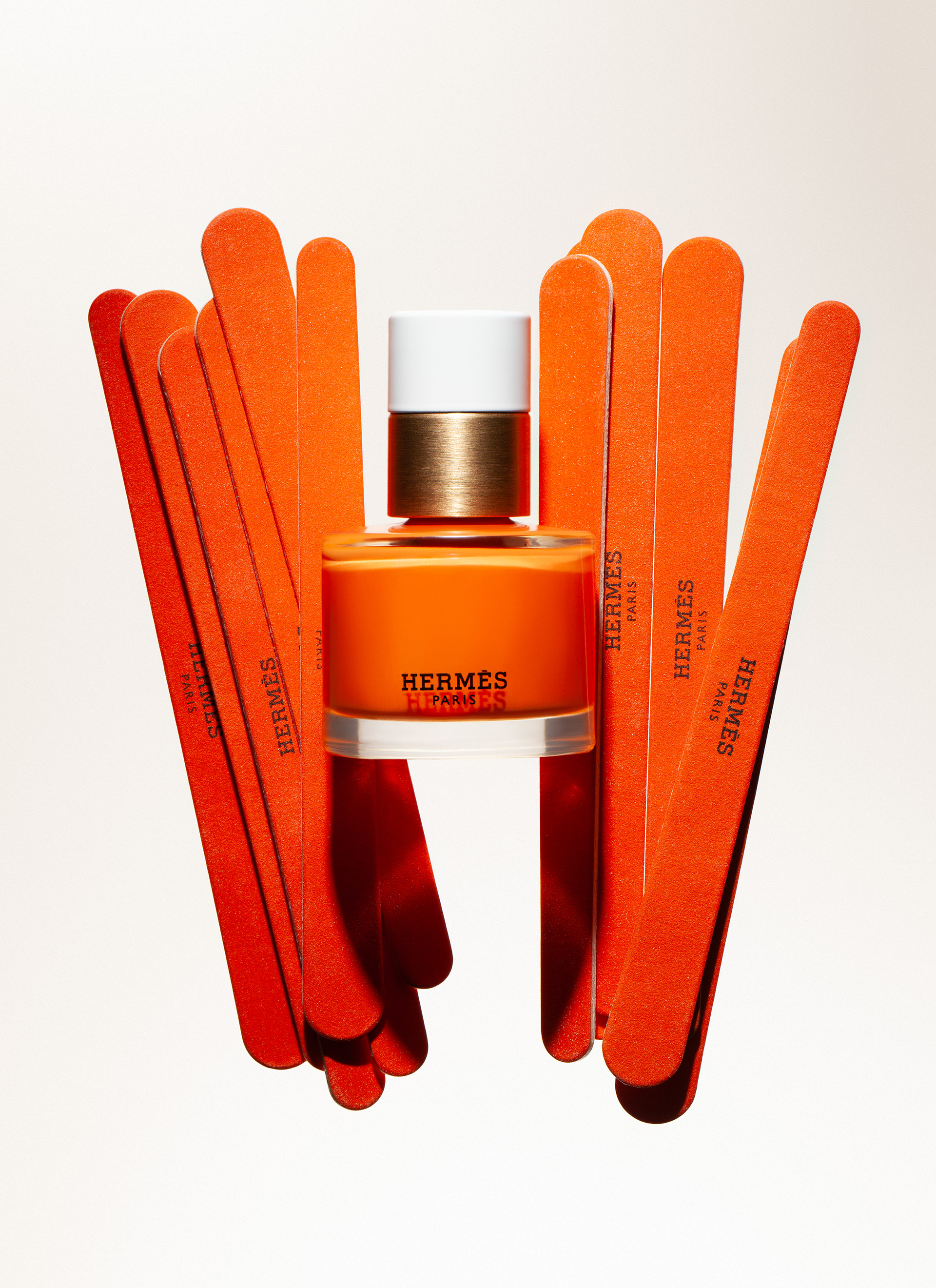 Hermes Beauty campaign retouch, high-end beauty luxury retouching
