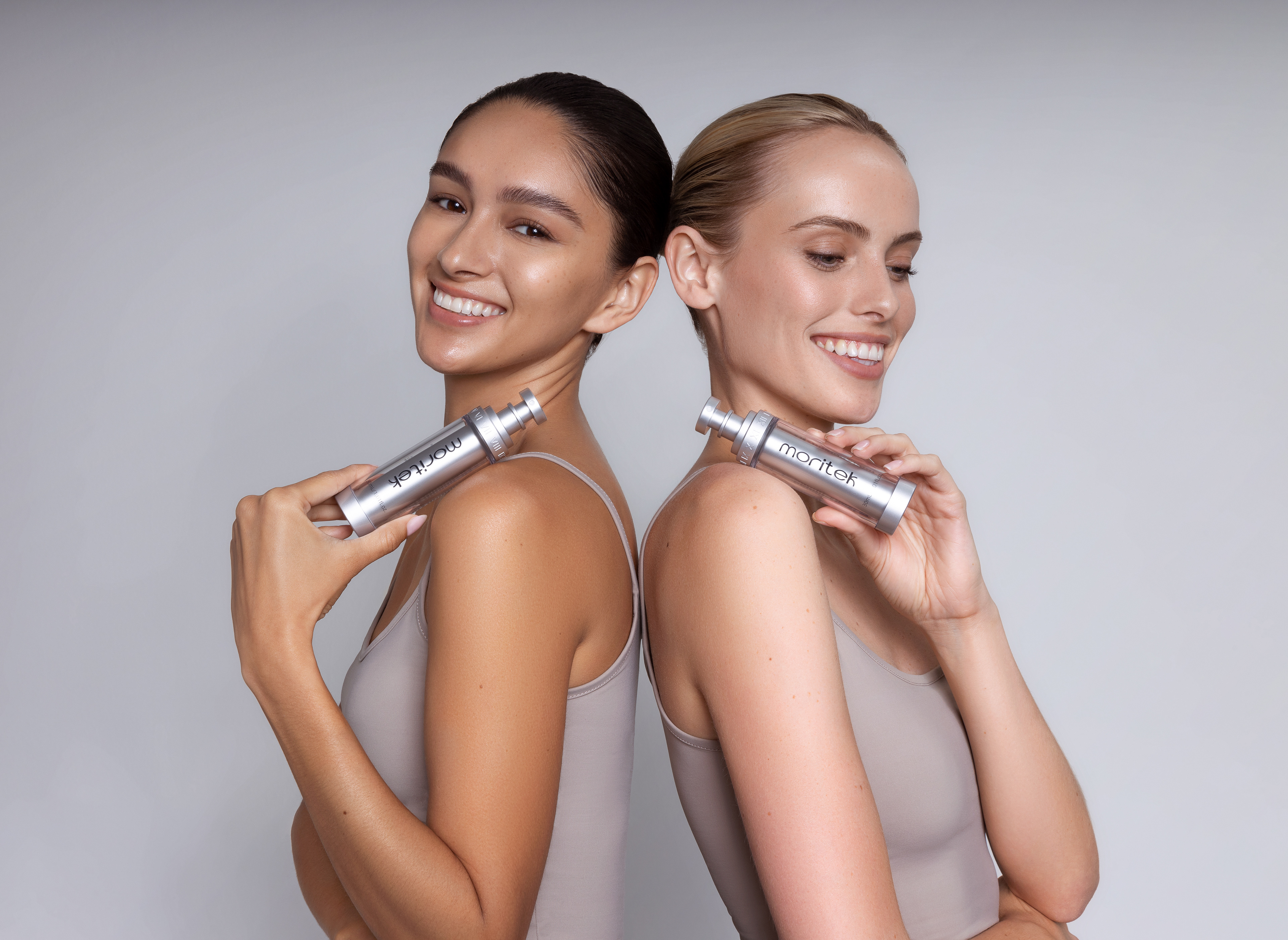 Moritek beauty retouch, skincare campaign post-production