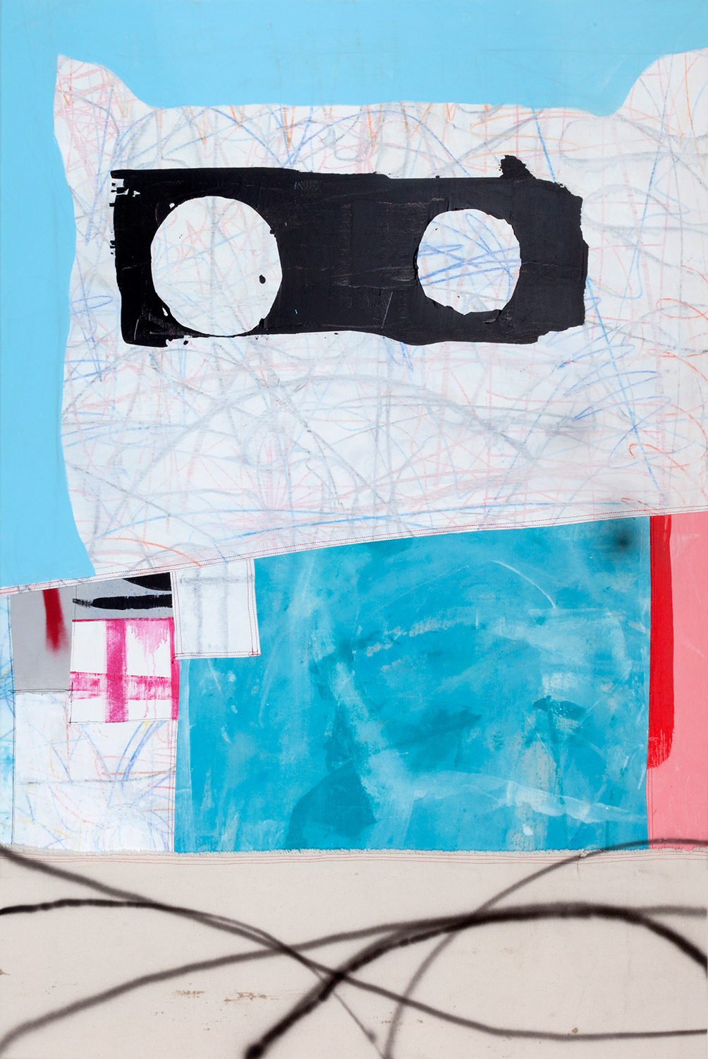 Mixtape - Memories. Size: 100 x 150 cm. SOLD