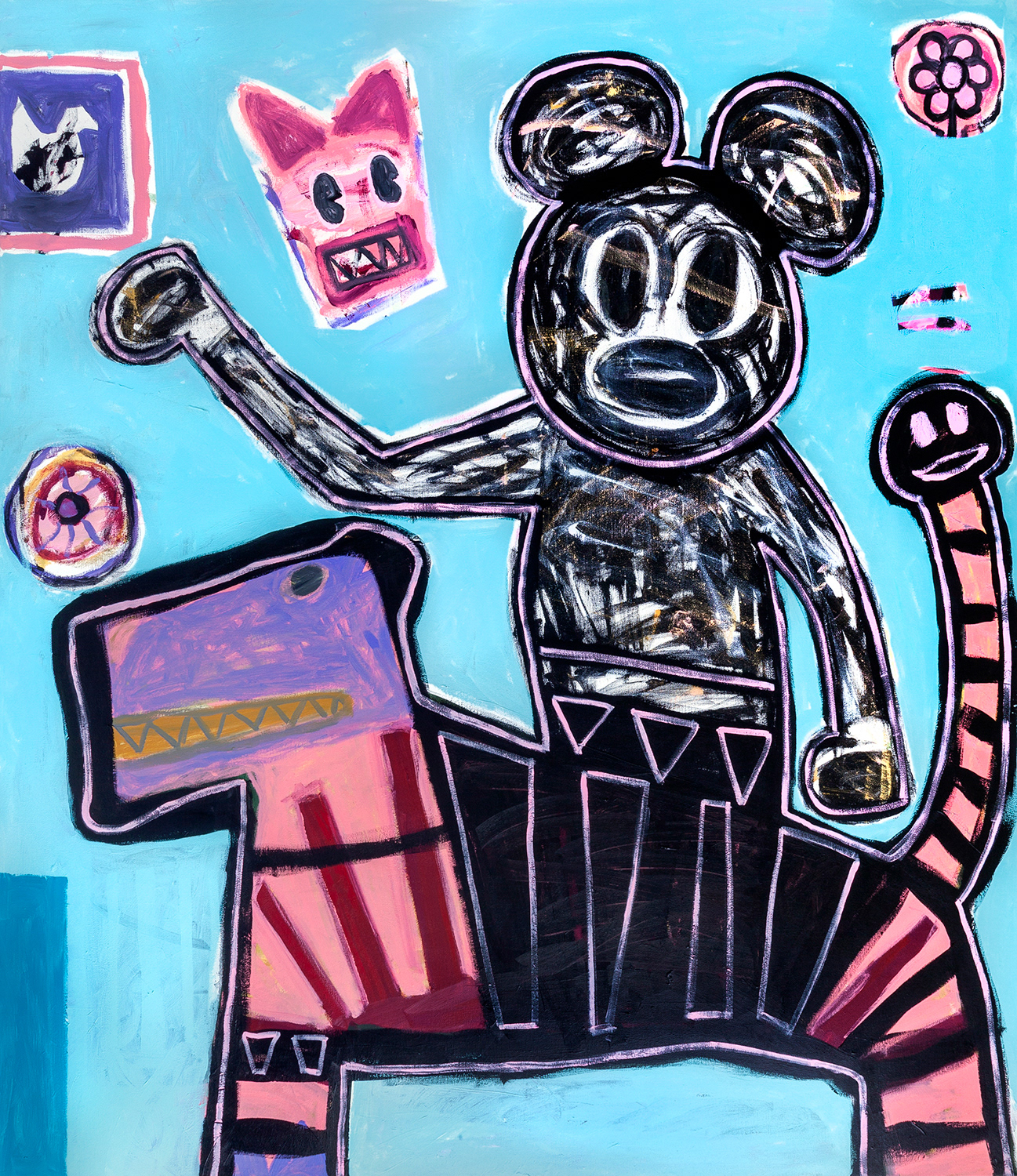 Chasing Donuts - Size 130 x 150 cm