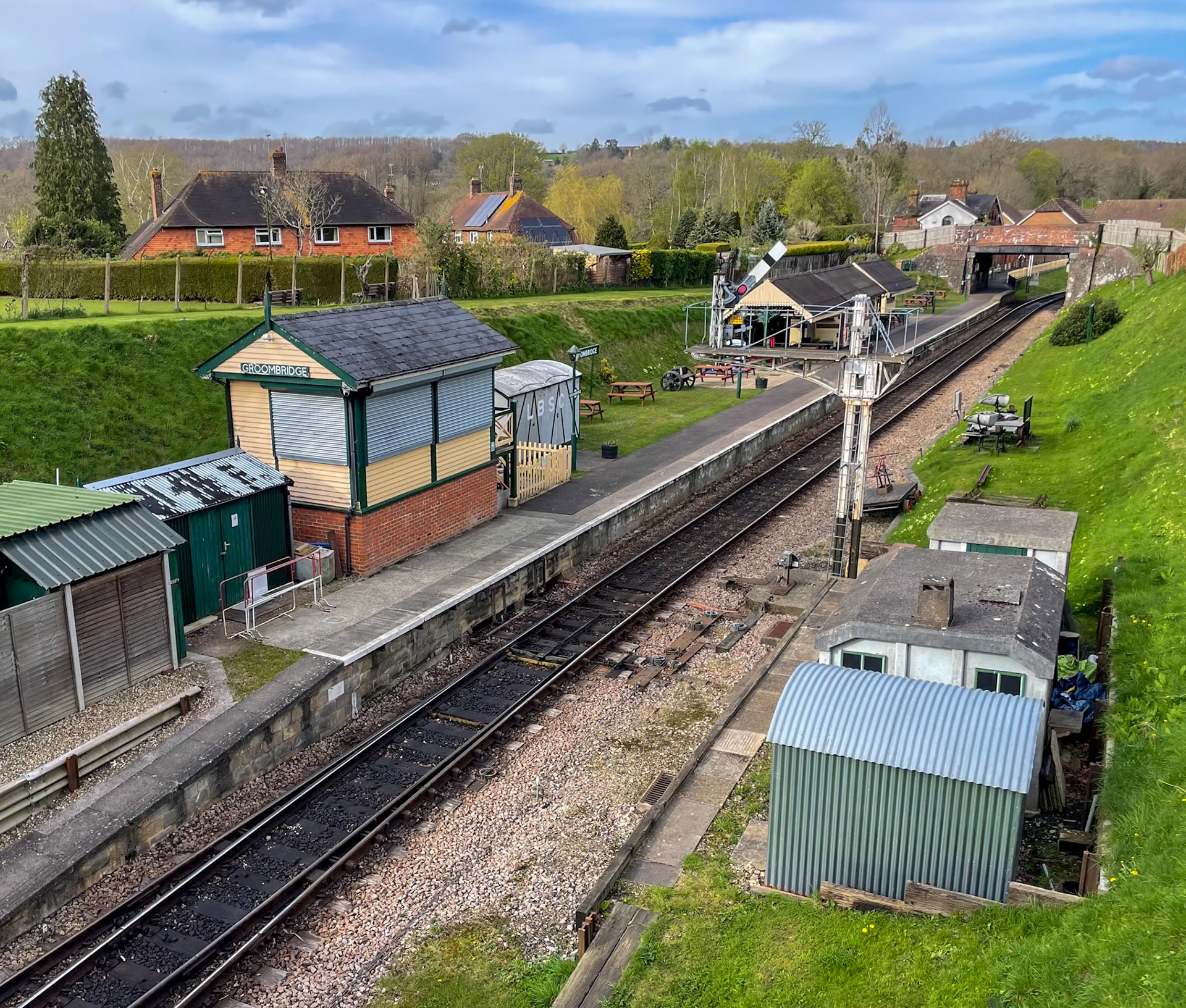 20 mile route - Spa Valley line at Groombridge