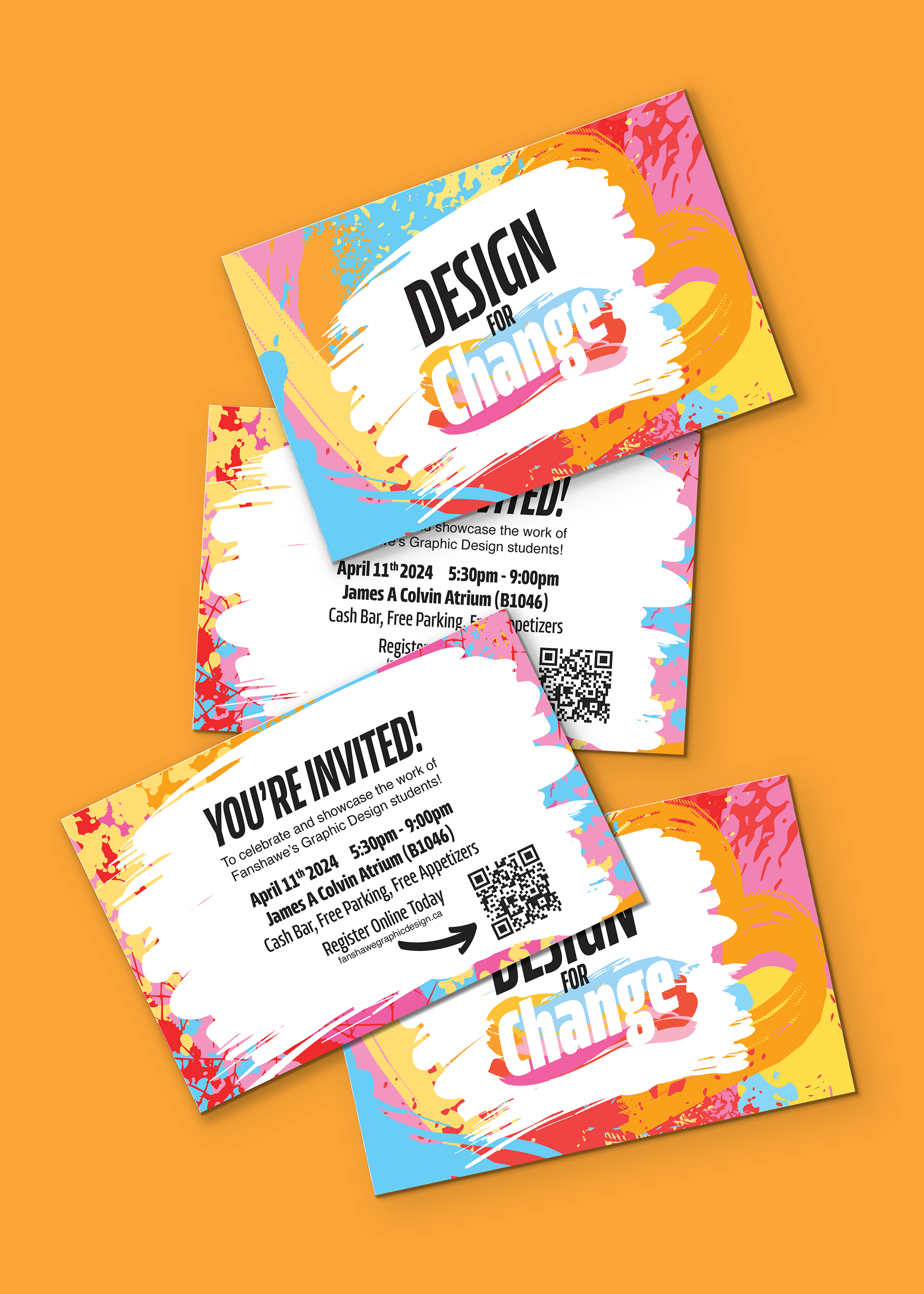 Postcard invitations