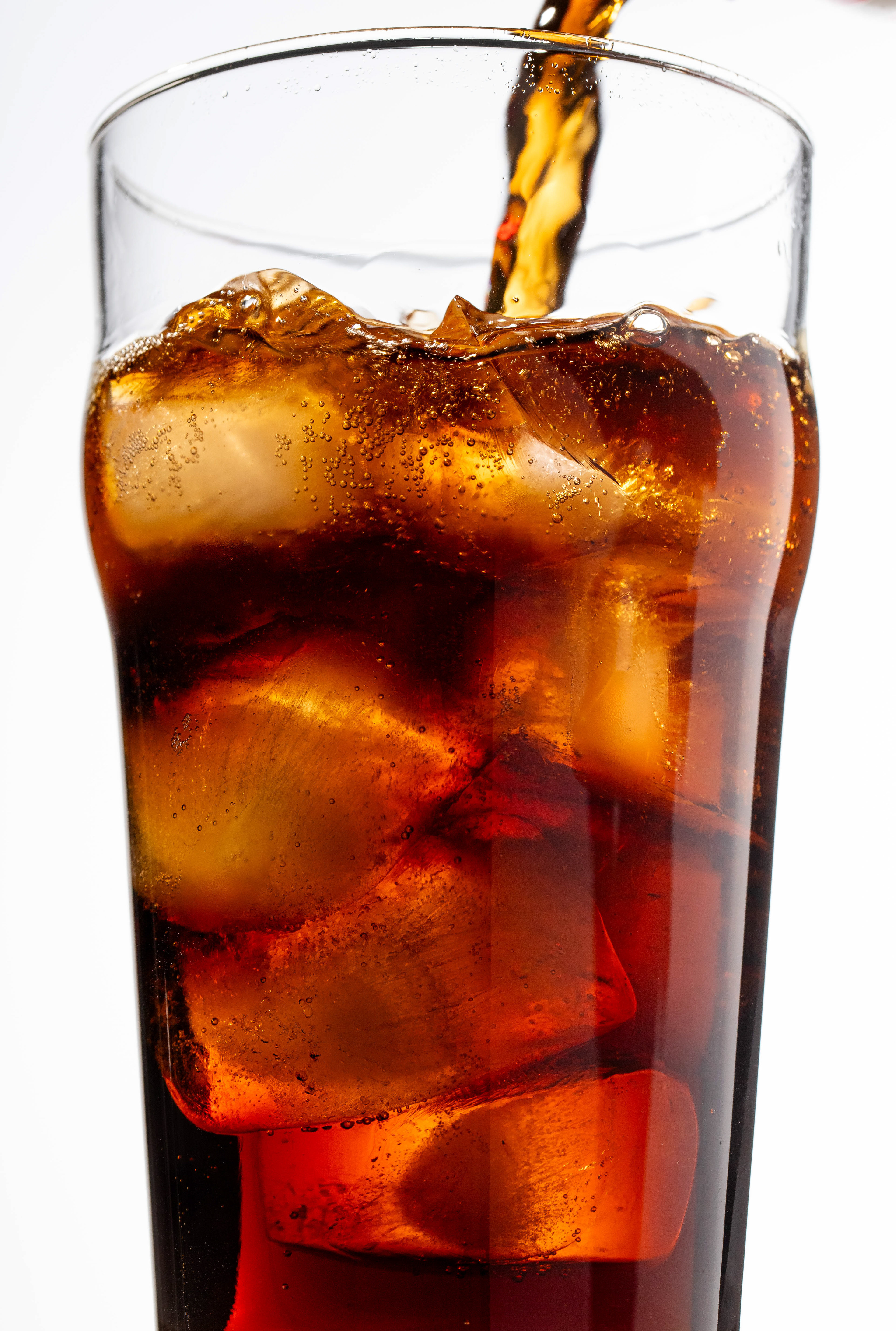 Coca Cola Pour Glass