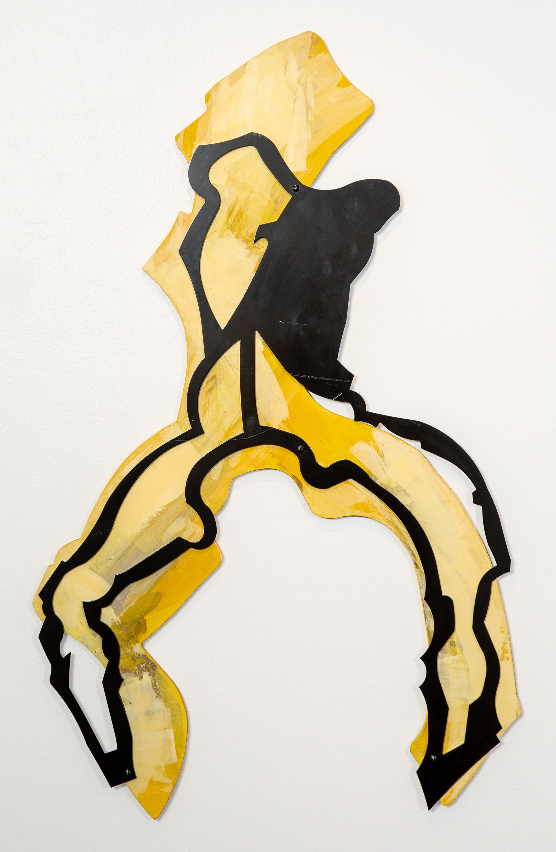 Egon II, 2019 maalattu metalli ja mdf, 3800€, 90cm korkea