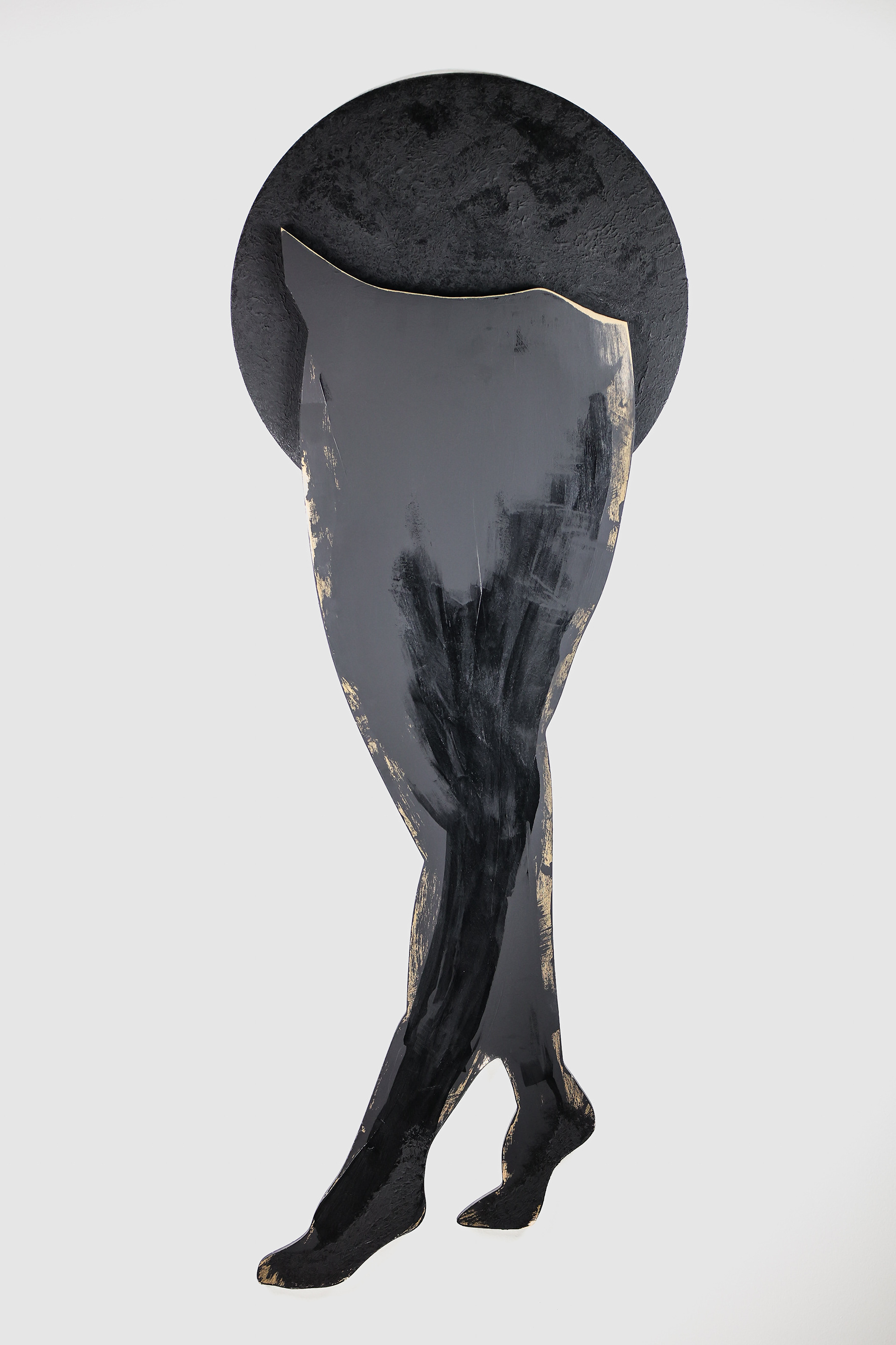 Sudenhetki 1, 2023 maalattu mdf, 160 cm x 60 cm, 2500€