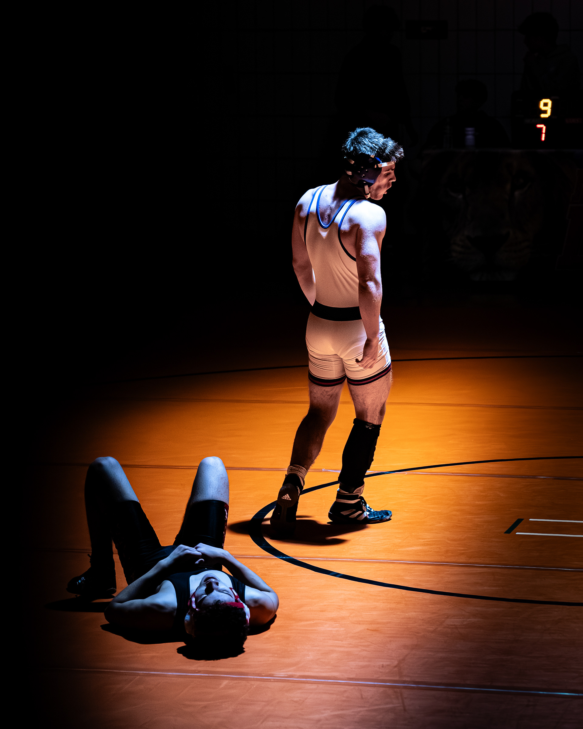 Junior captain Oliver Weiss walks away in decisive victory. Shot on Sony a6700, Sigma 70-200 f2.8. 1/22/2025.