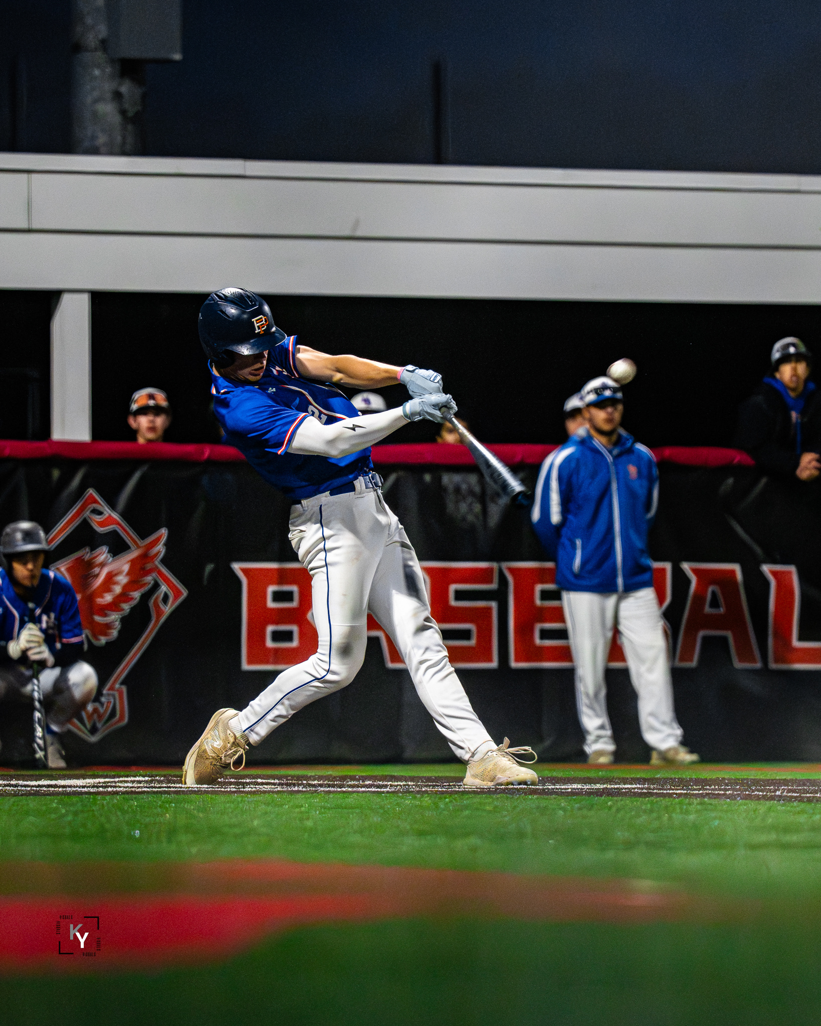 Newton South Player William Everett swings for the fences. Shot on Sony a6700. 5/5/2025.