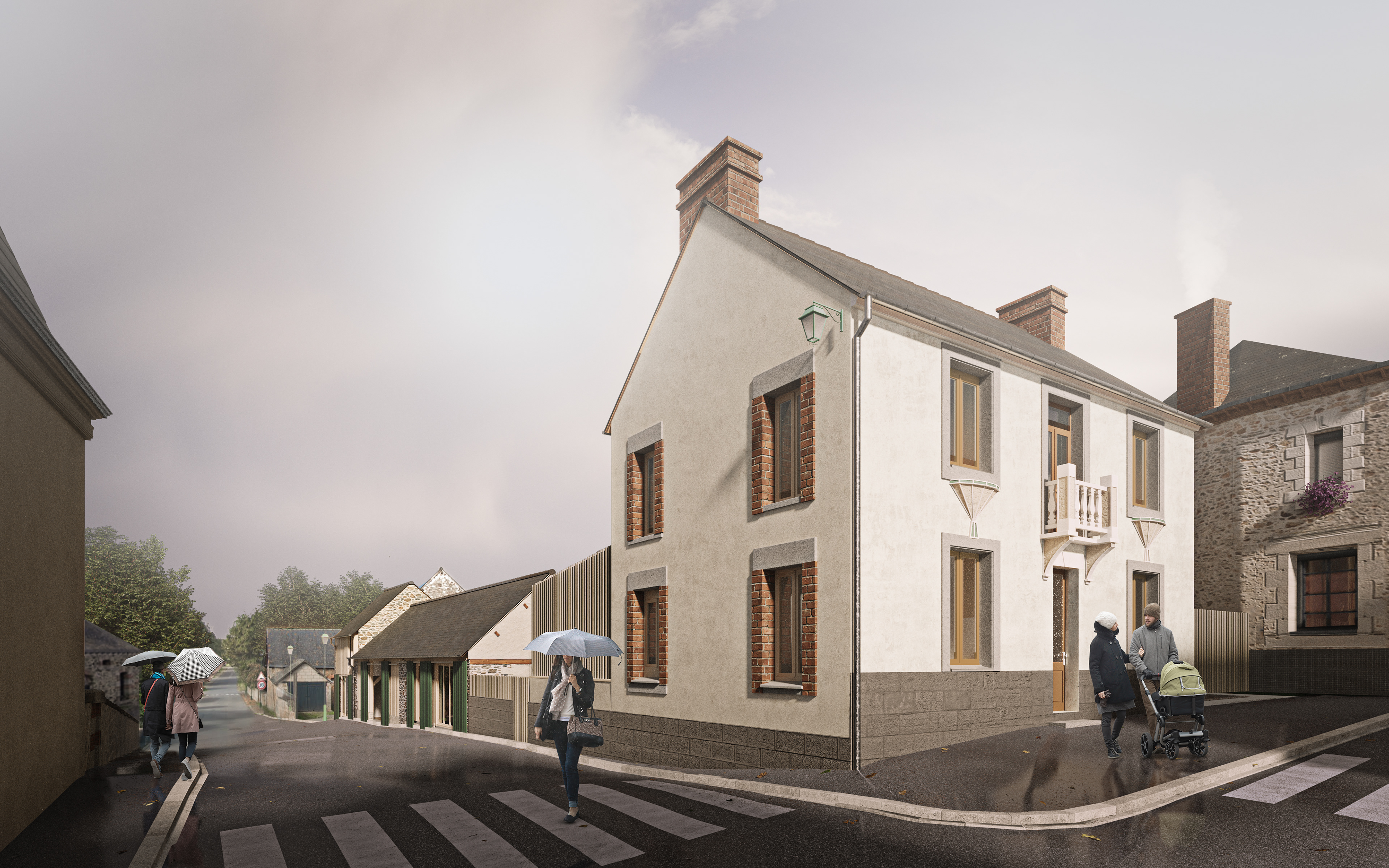 Rénovation d'une maison • ANCRE Architecte