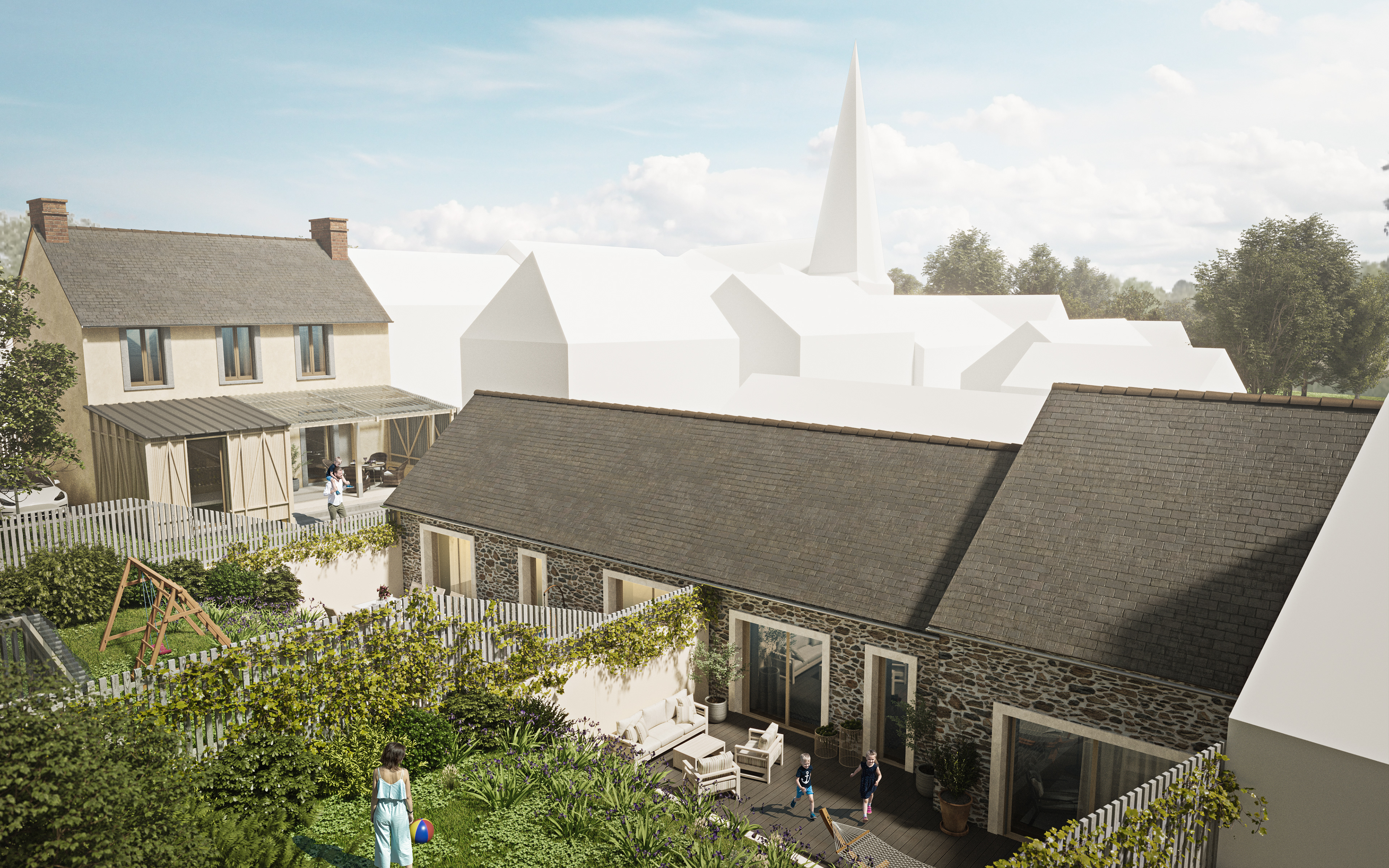 Rénovation d'une maison • ANCRE Architecte