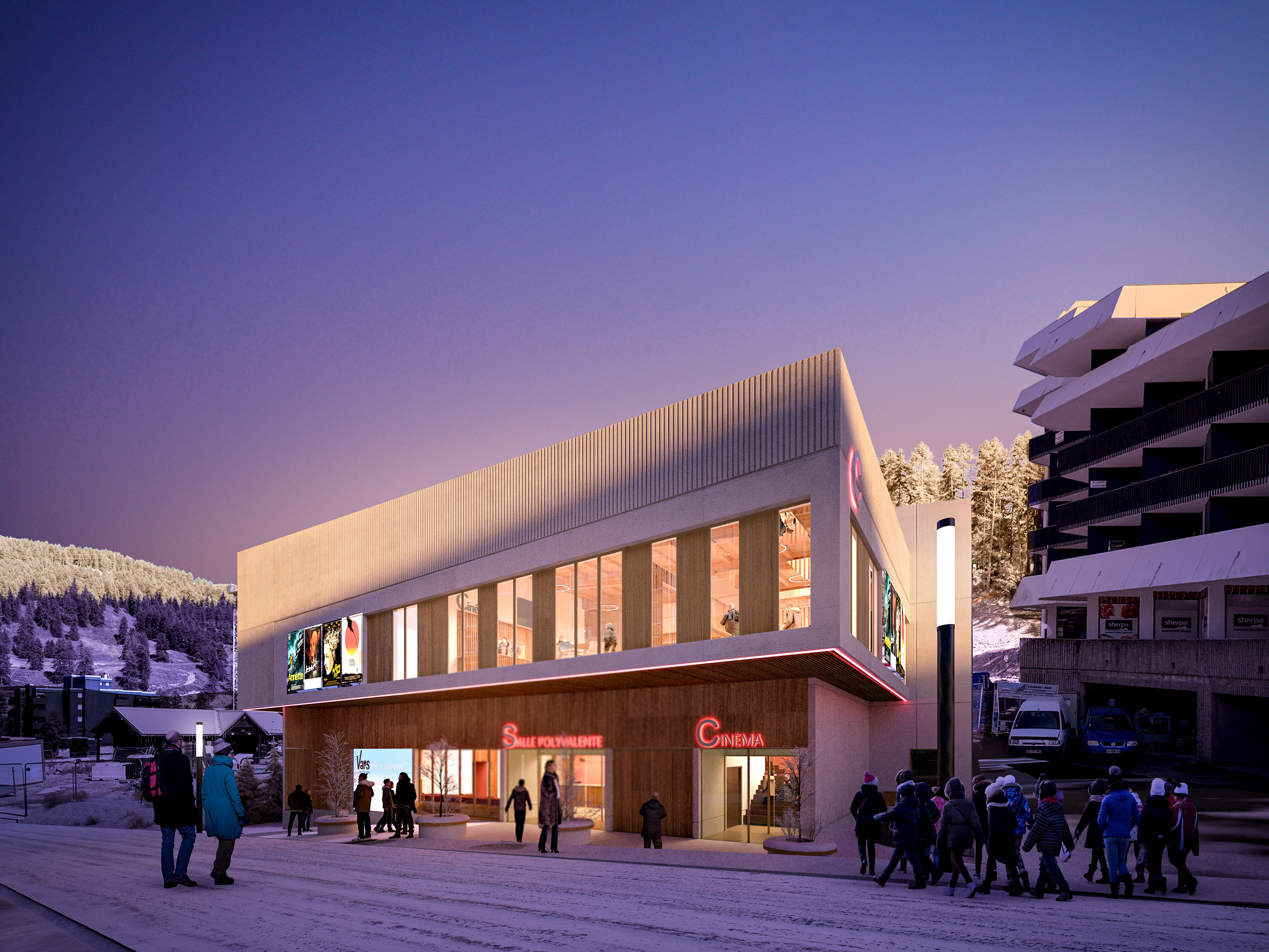 Salle polyvalente • SG architecte