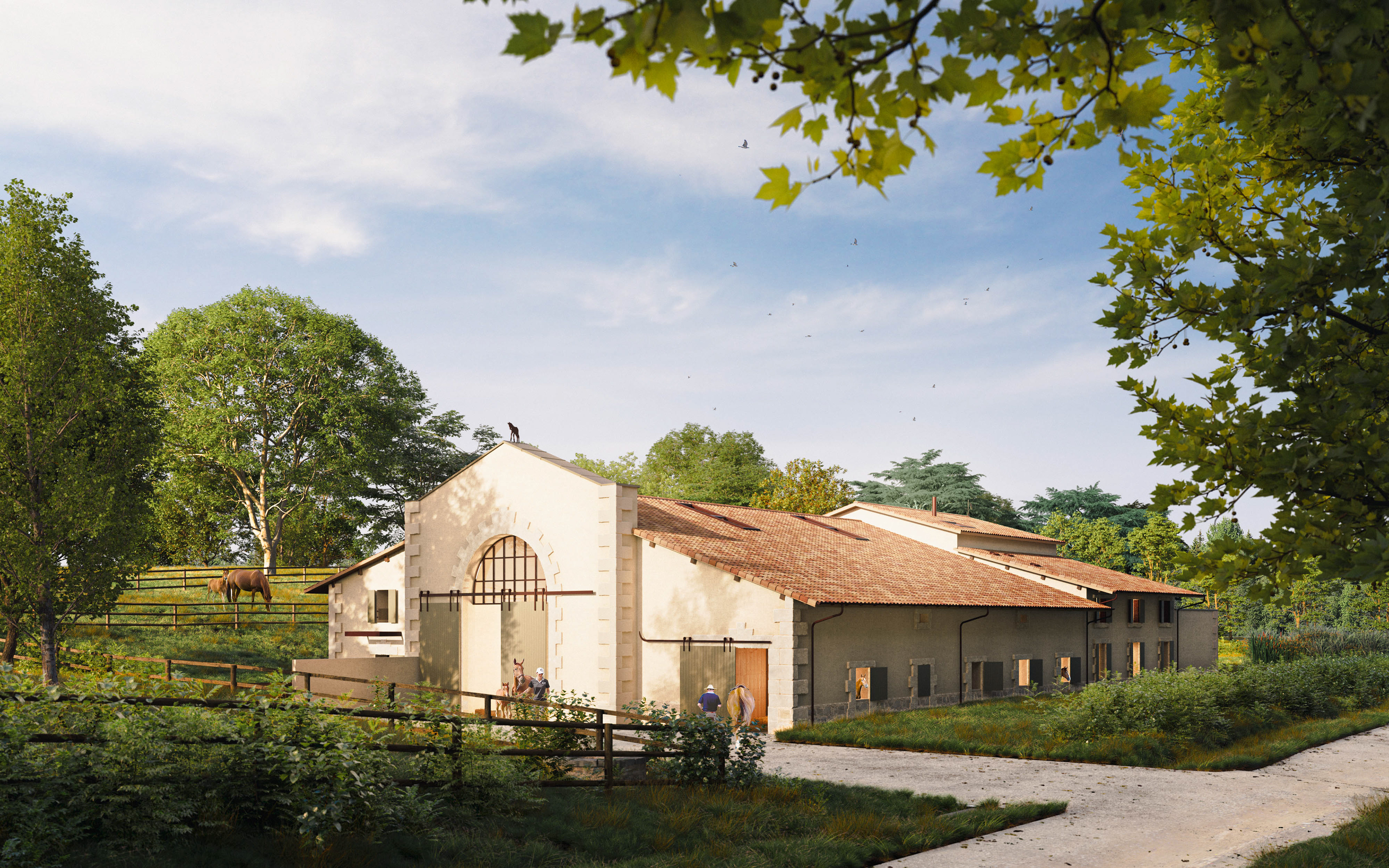 Odile Bacconier • Rénovation d'un Haras