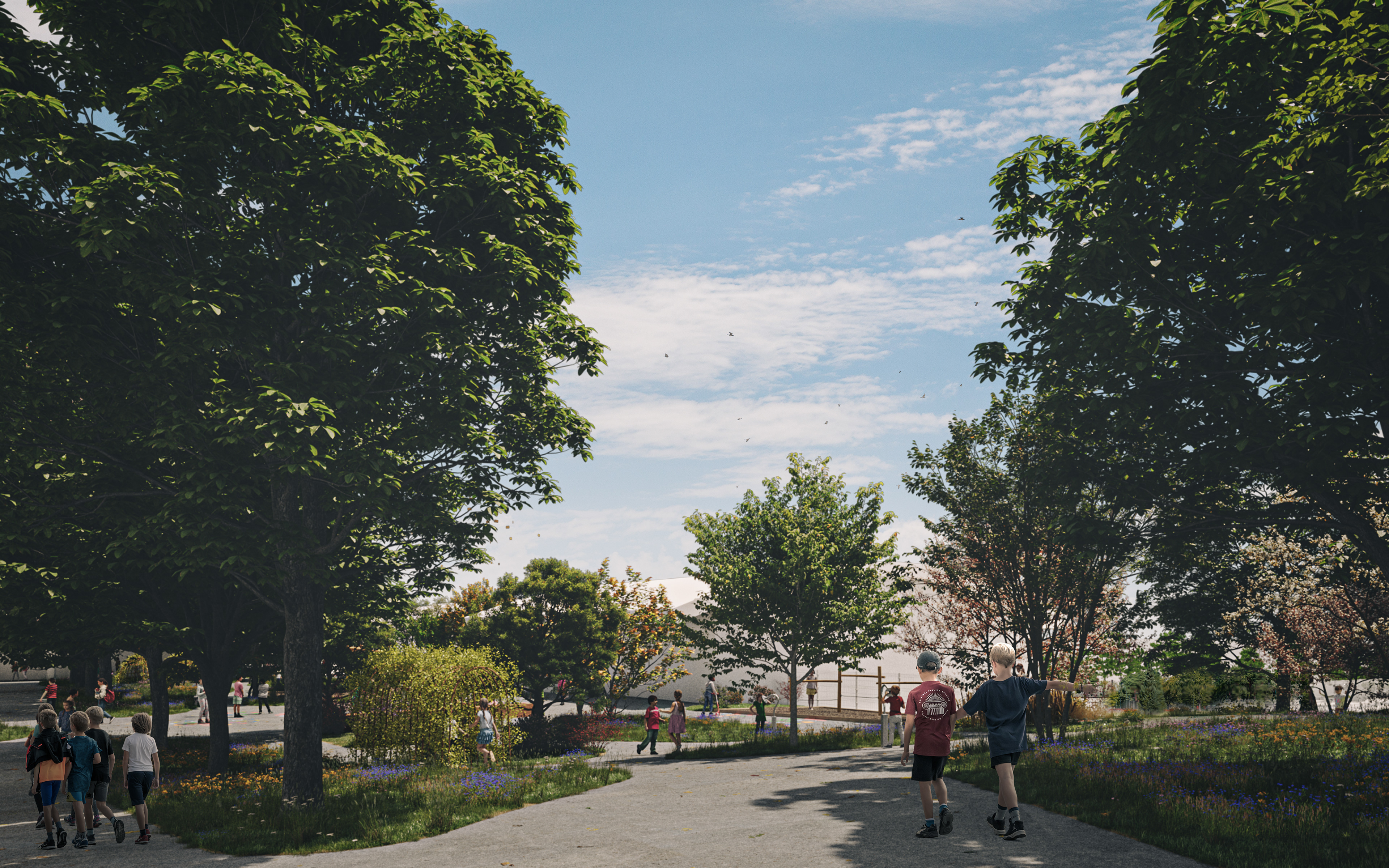 LCPDLT • Rénovation cours d'école