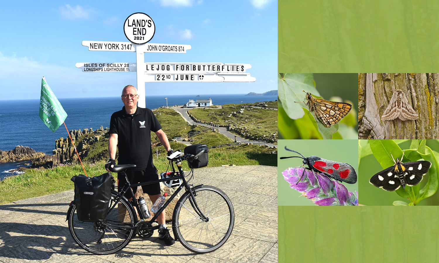 An epic solo cycle from Land’s End to John O’Groats to raise funds for Butterfly Conservation. I helped support the digital promotion and storytelling.