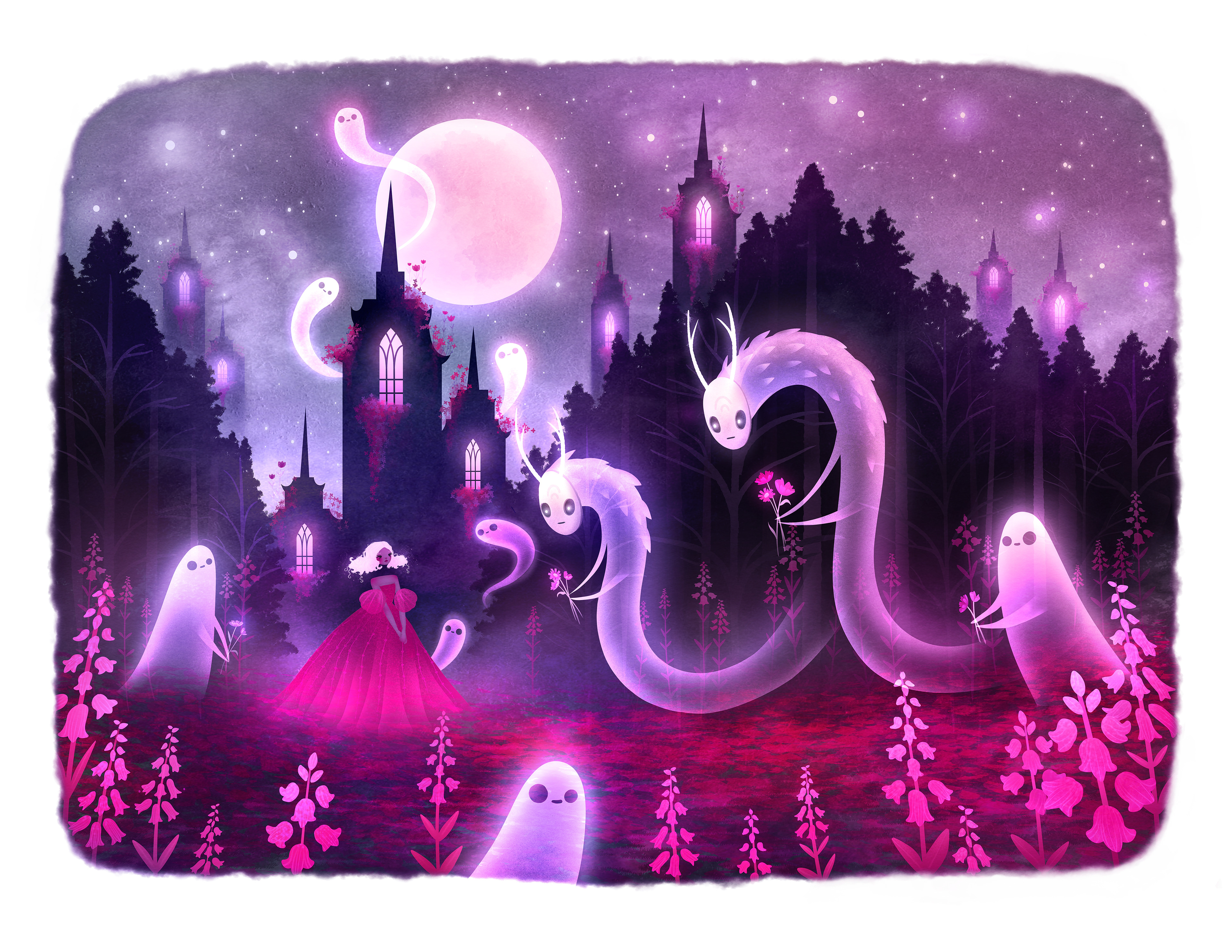 "Princess Wysteria" digital, 2022