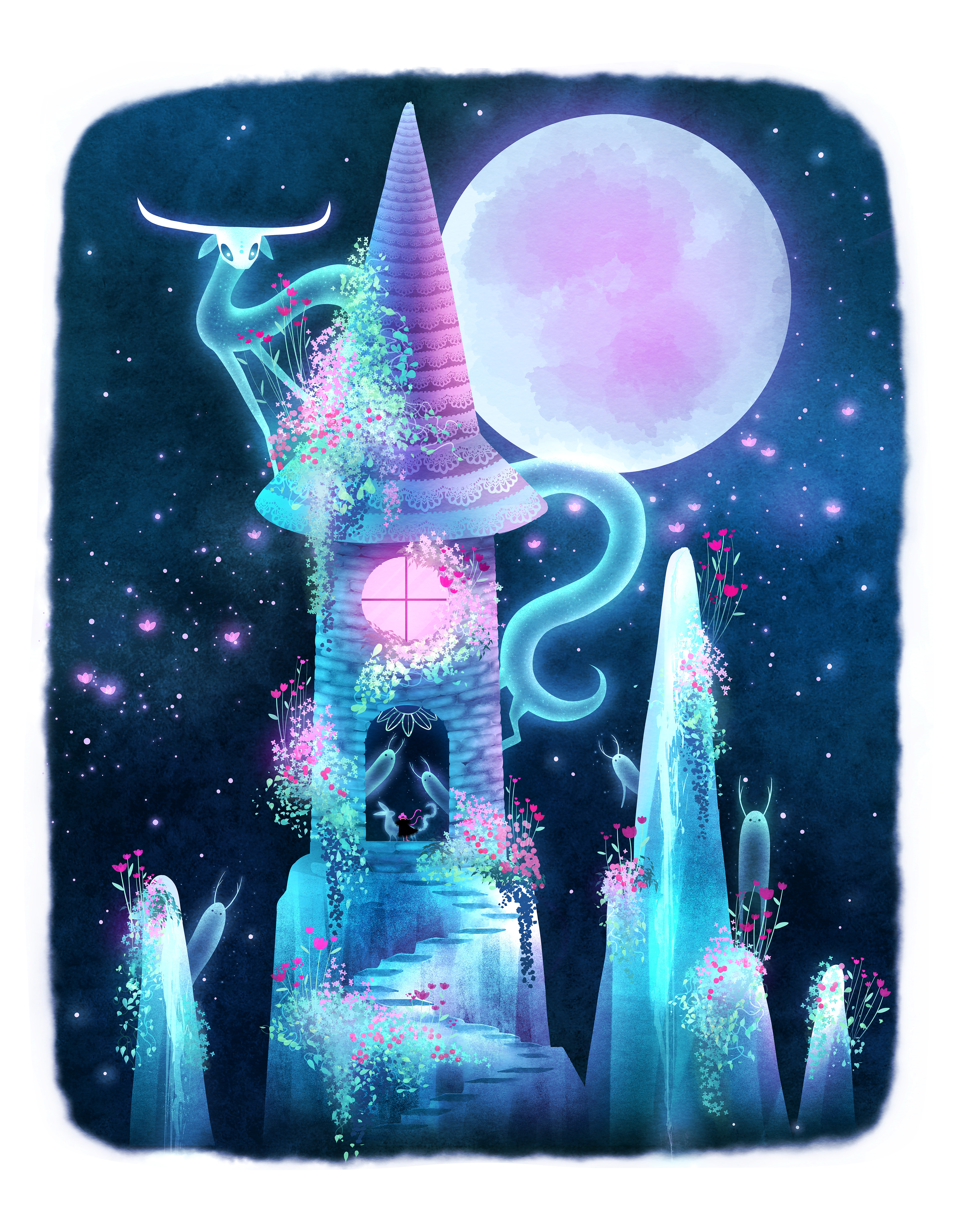 "Magnolia's Castle" digital, 2021