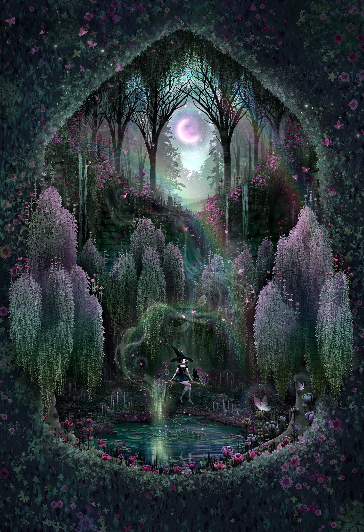 "The Well of the Willows" digital, 2024