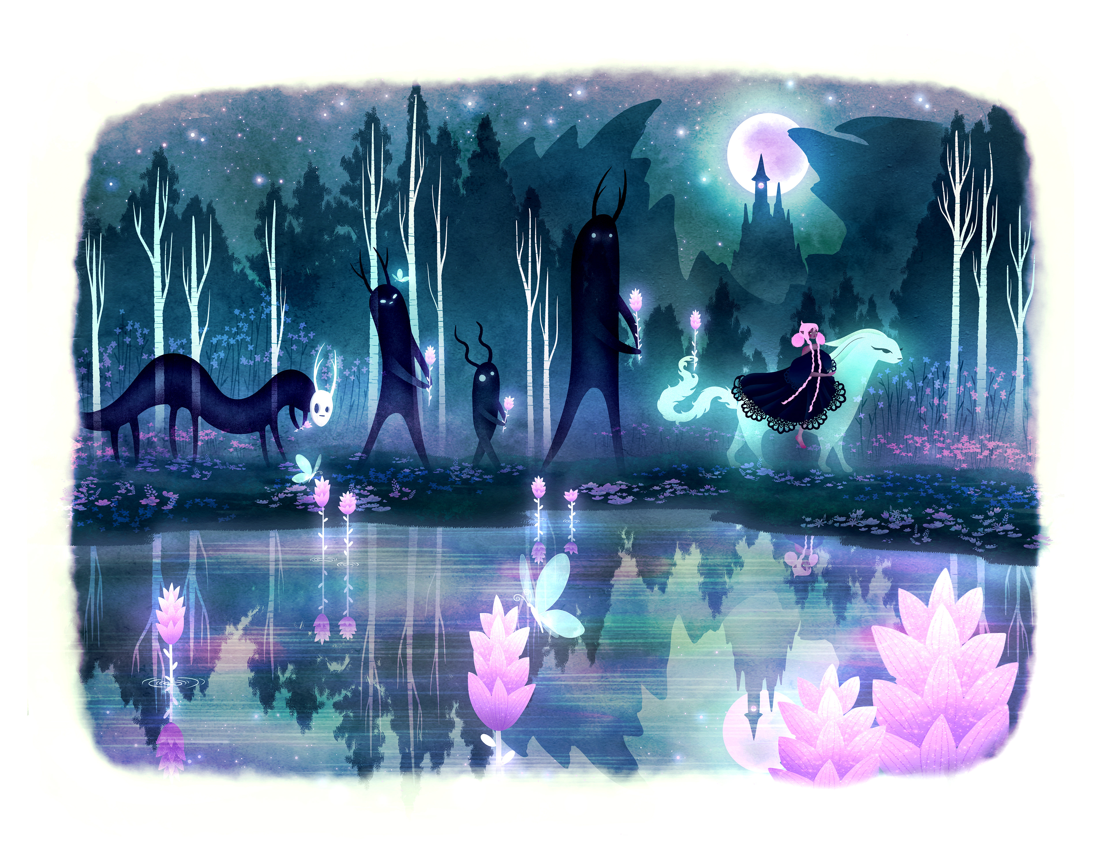 "Reflecting Pool" digital, 2021