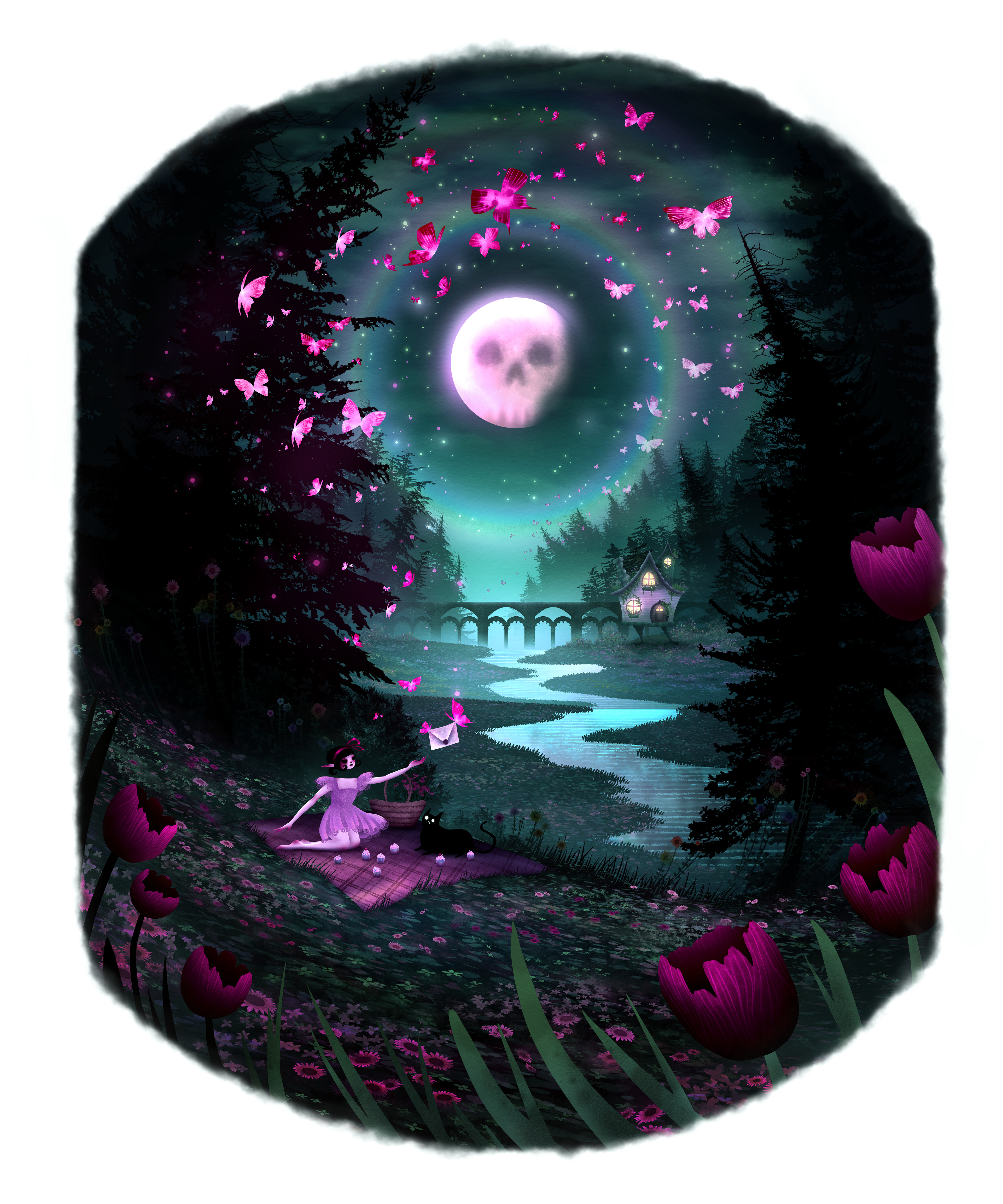 "Celestial Omen" digital, 2023