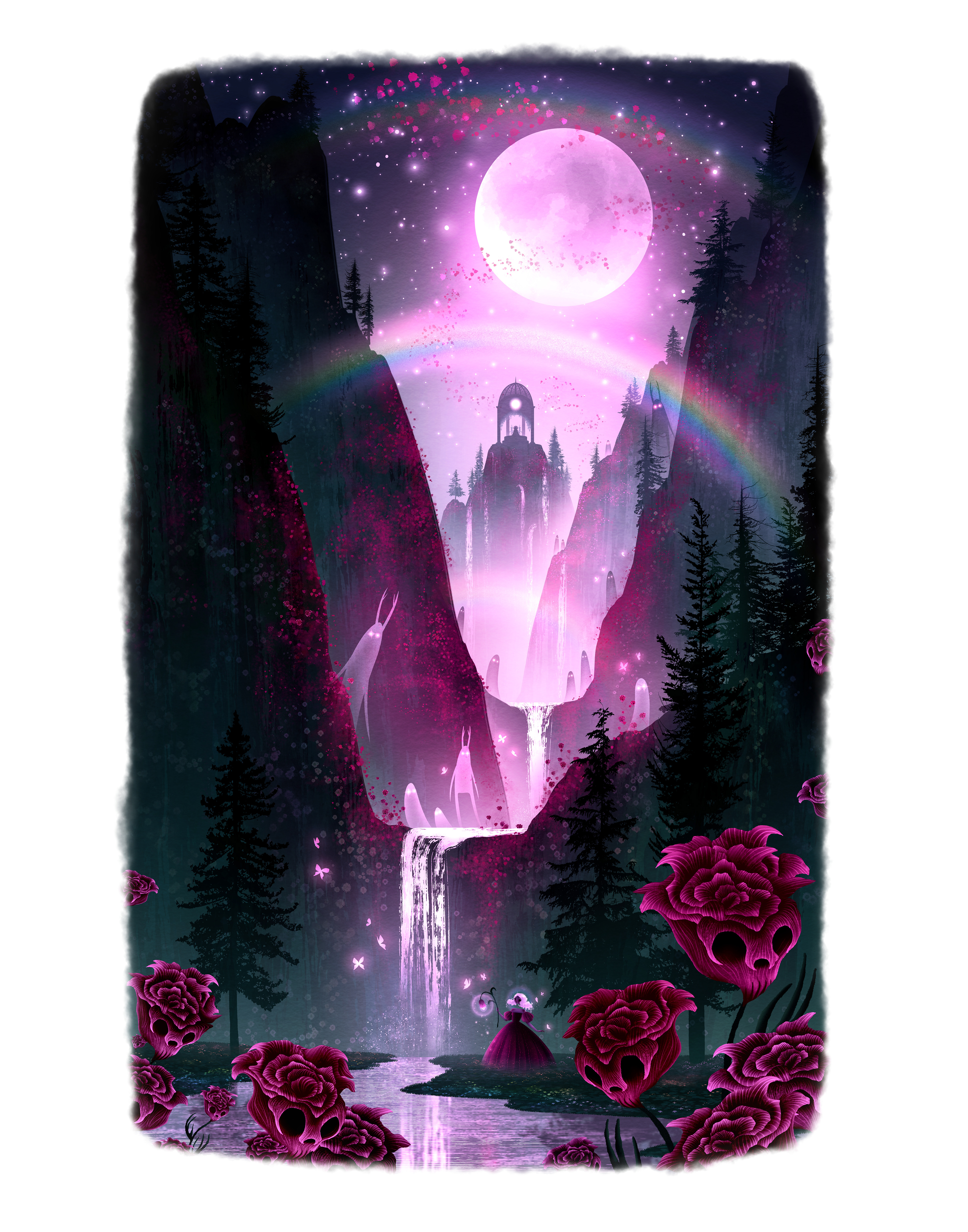 "Grimrose Gorge" digital, 2023