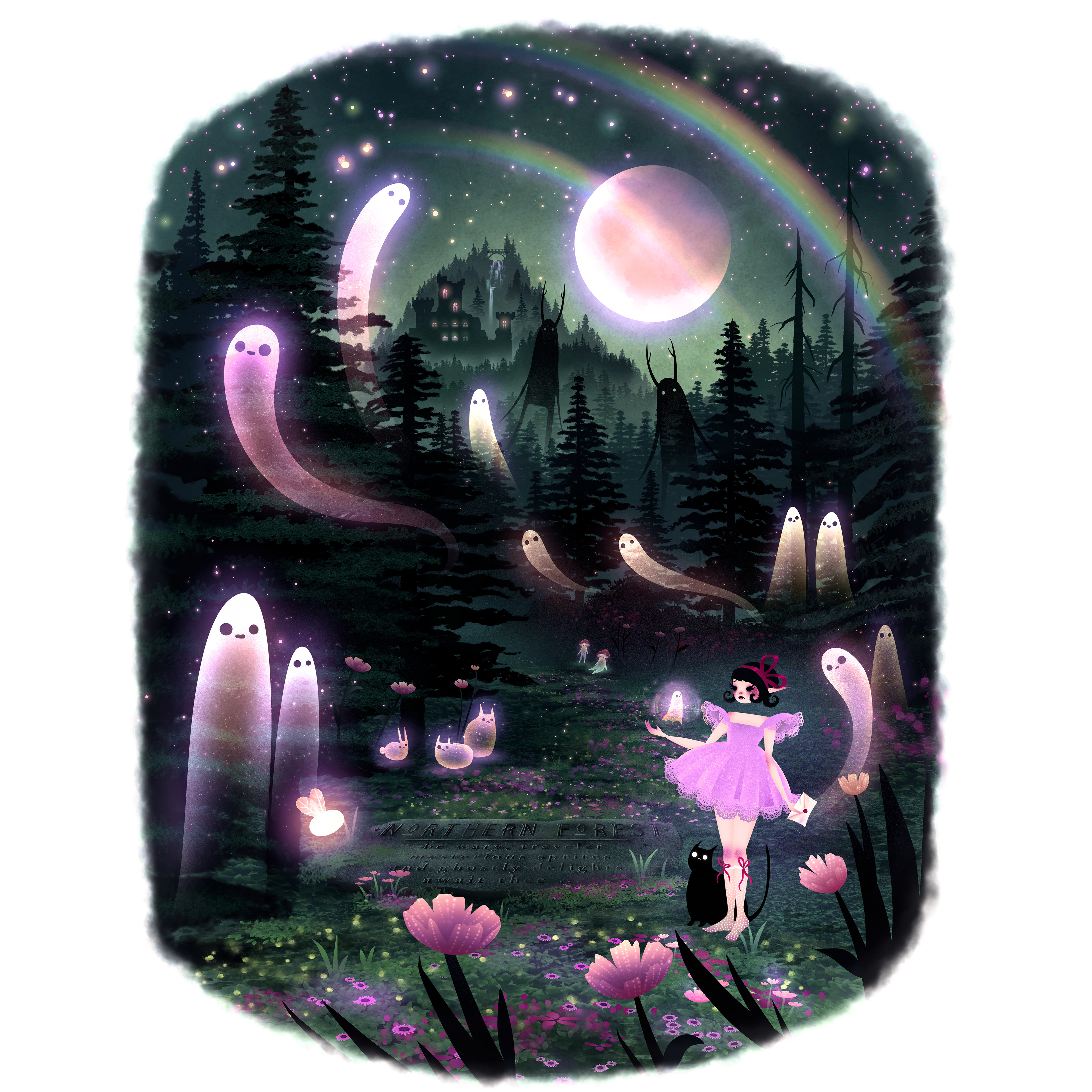 "Mysterious Path" digital, 2022