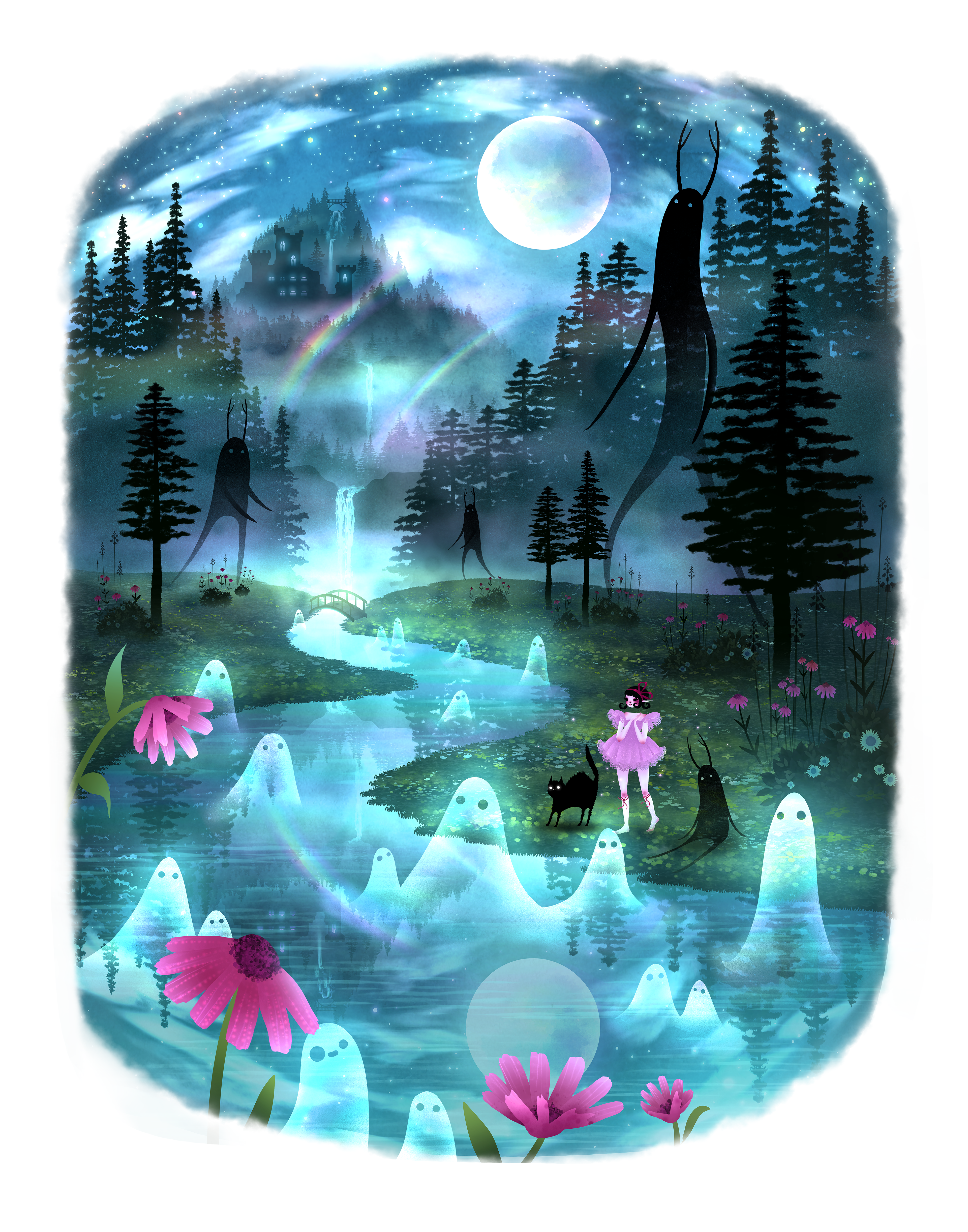 "Spectral River" digital, 2022