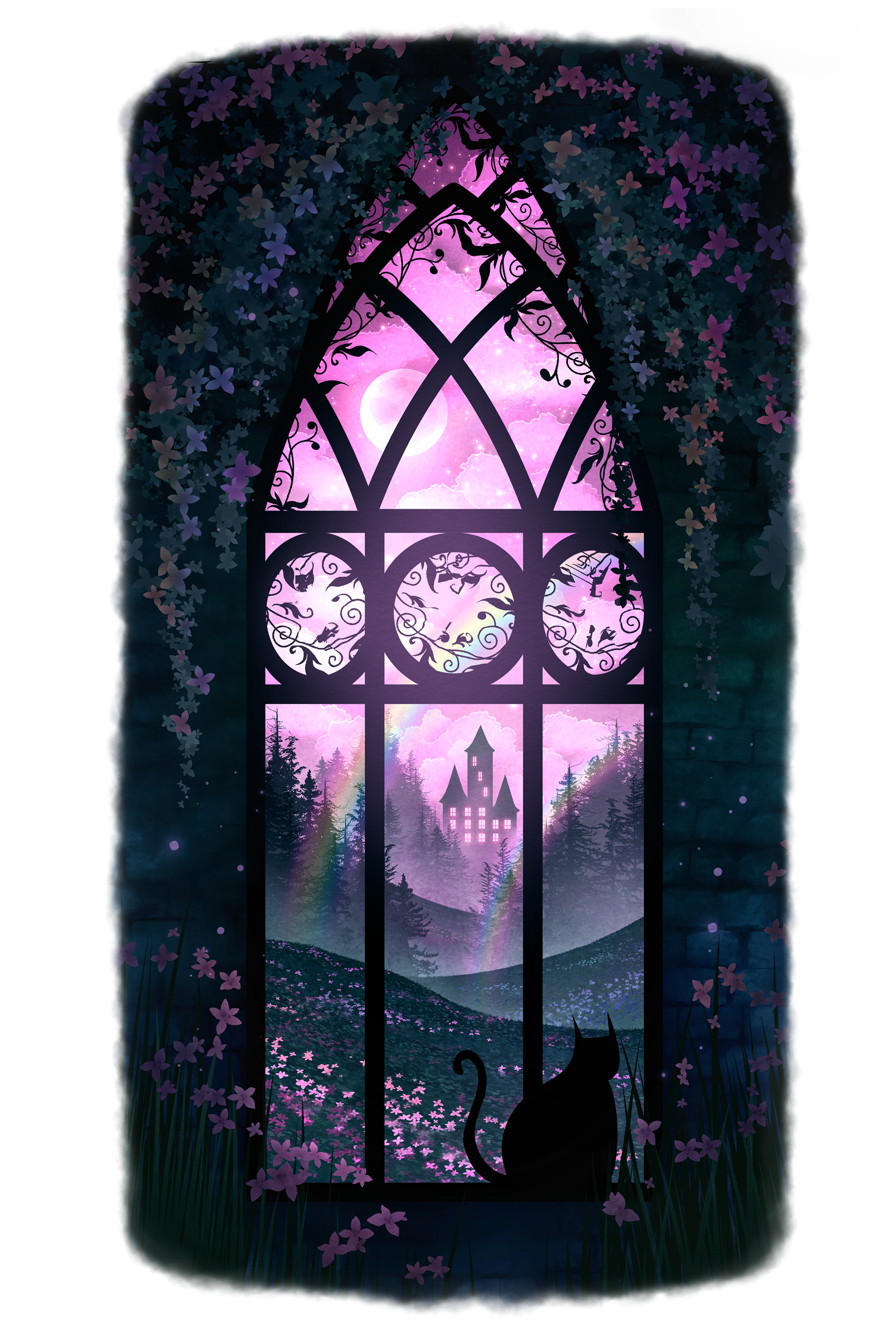 "Window to the Spirit Realm" digital, 2023