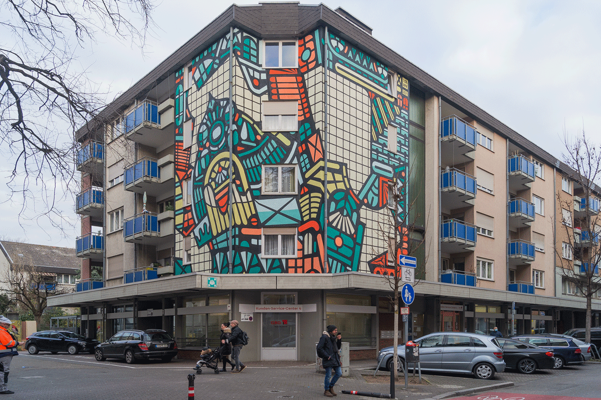 Stadt Wand Kunst
