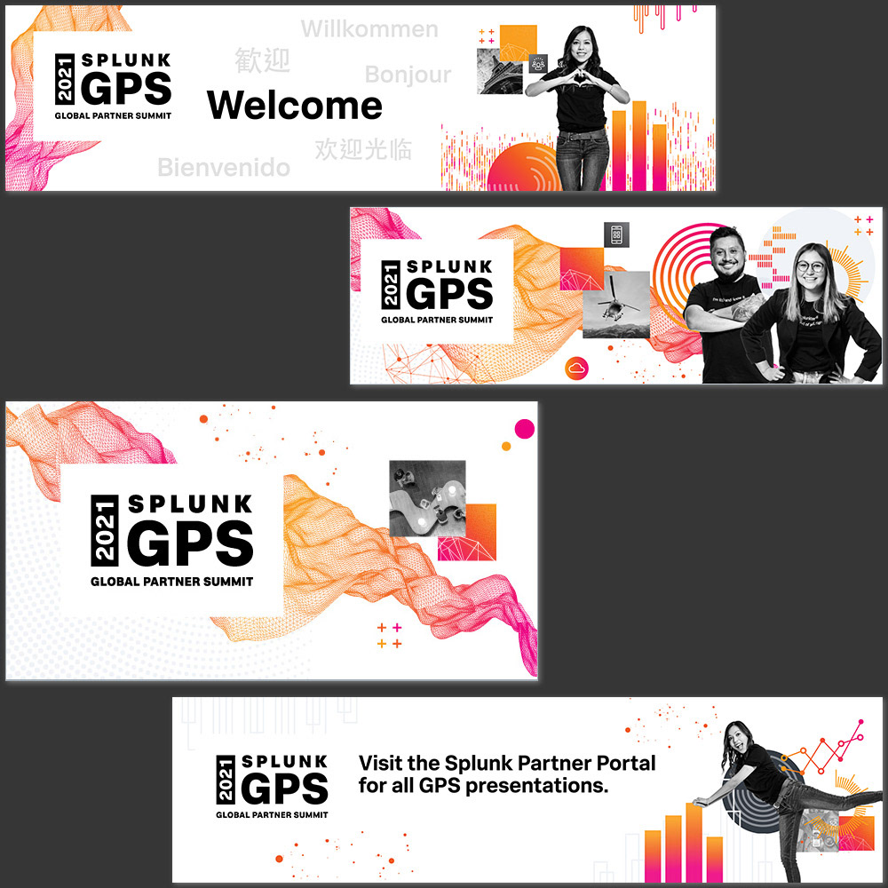 SPLUNK (2021) – Event digital banners I produced