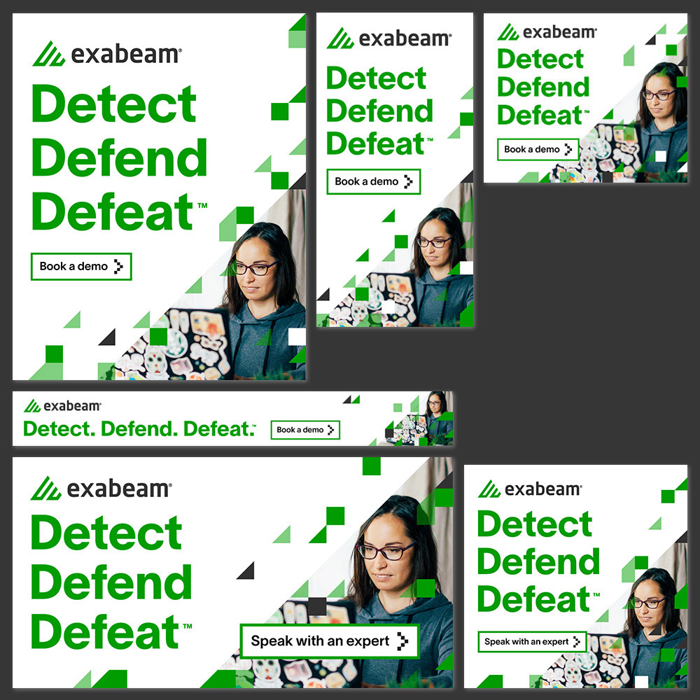 EXABEAM (2023) – Digital banners I produced