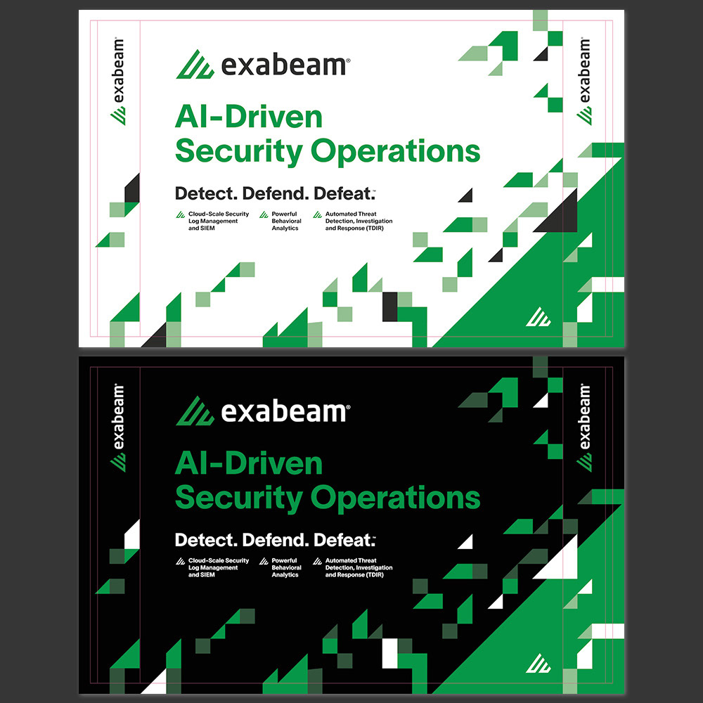 EXABEAM (2023) – Environmental backdrops I designed/produced