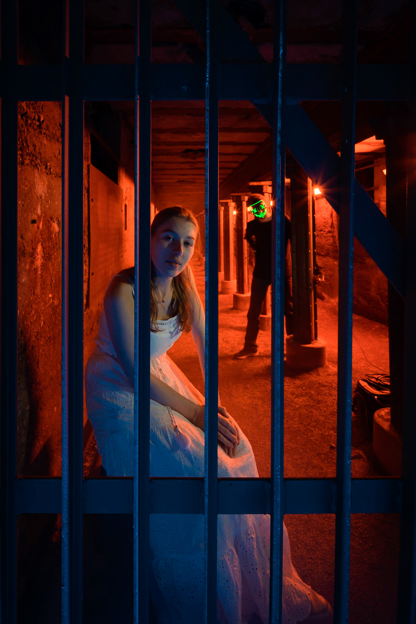 Hinter Gittern im Lapadu