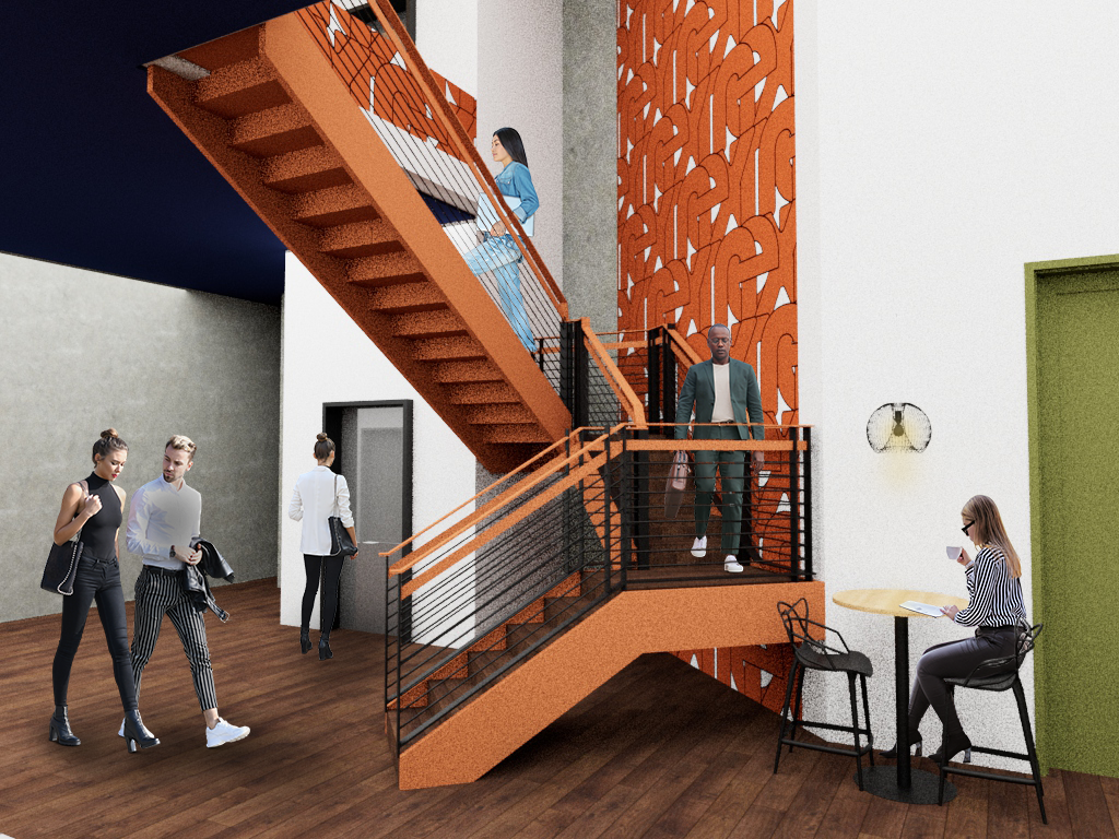 Stair to Mezzanine