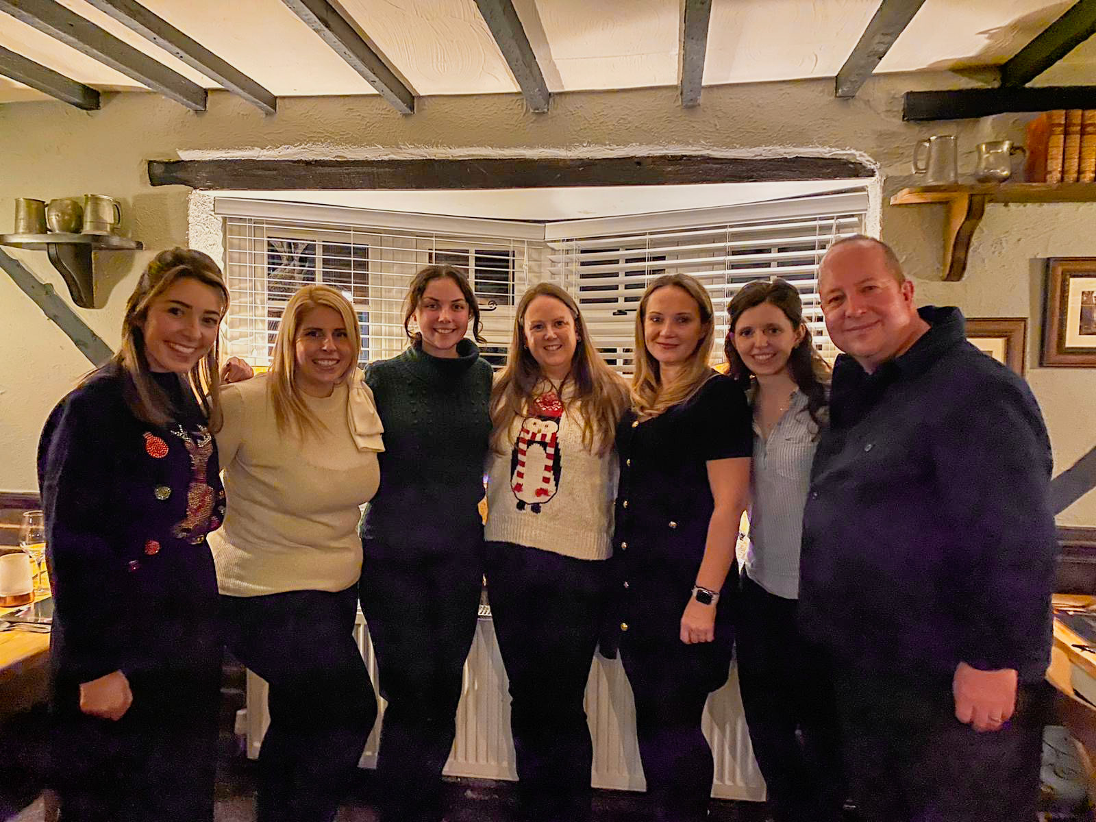 My team. Alex, Gabi, Mia, Aimee, Kasia, Bex and Me