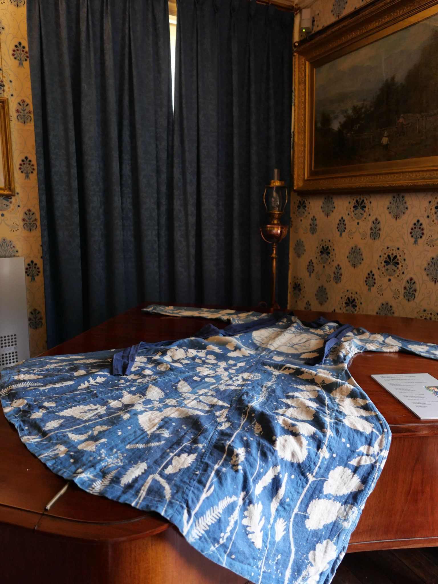 Nettle Dress Cyanotyped