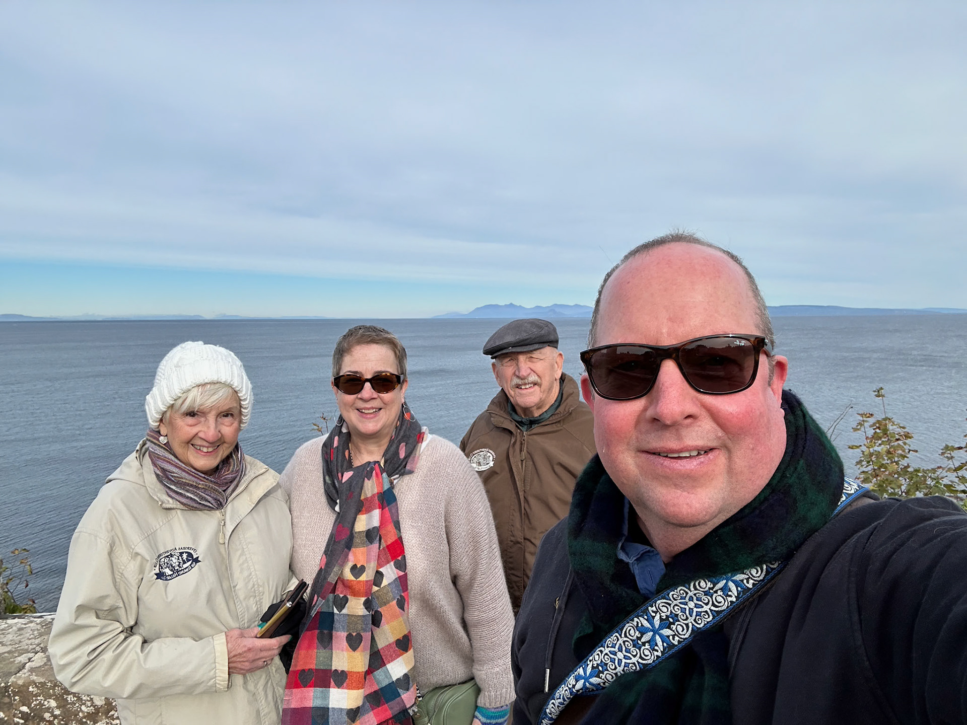 Ussie at Culzean Castle, Scotland