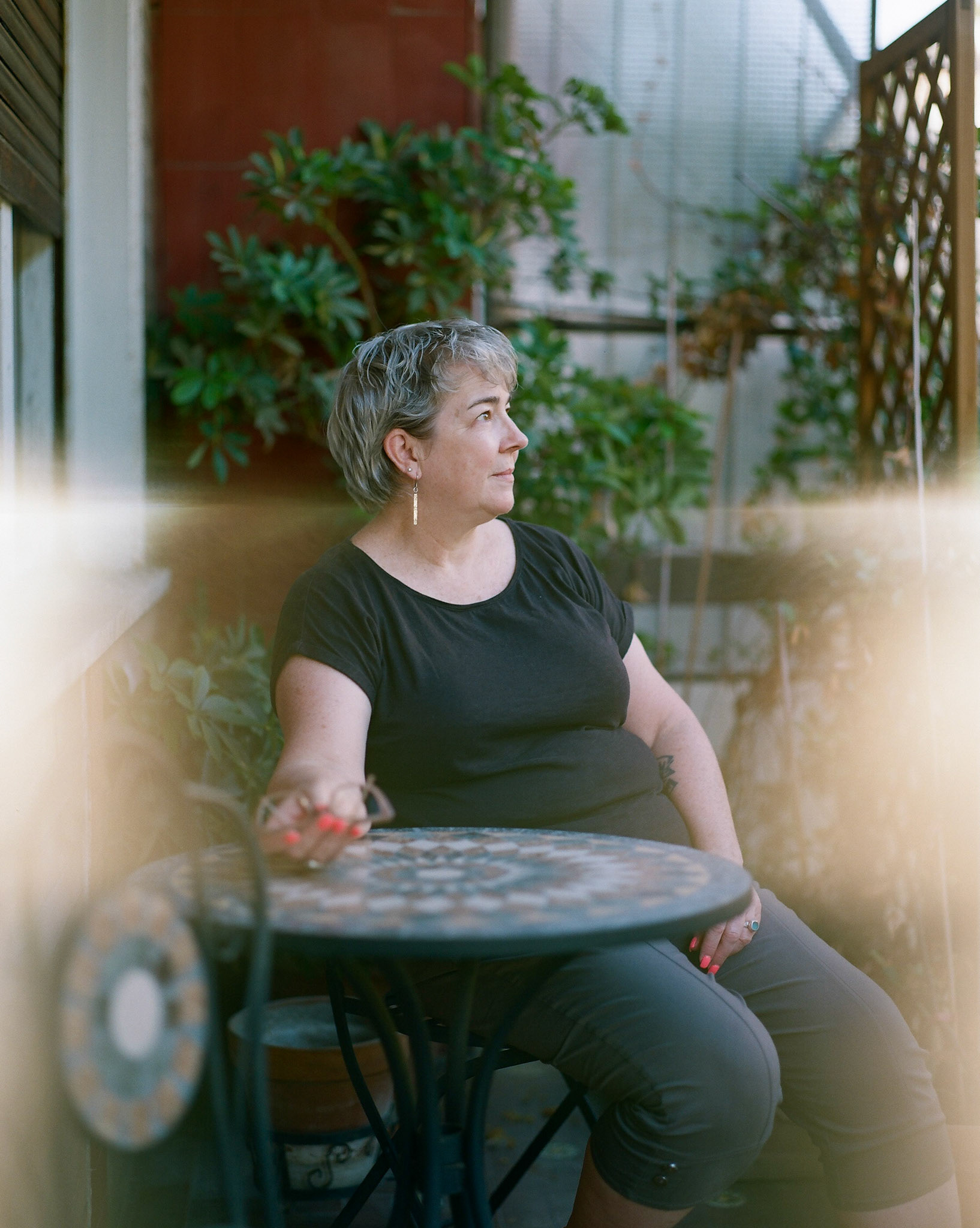 Paula with Light Leak