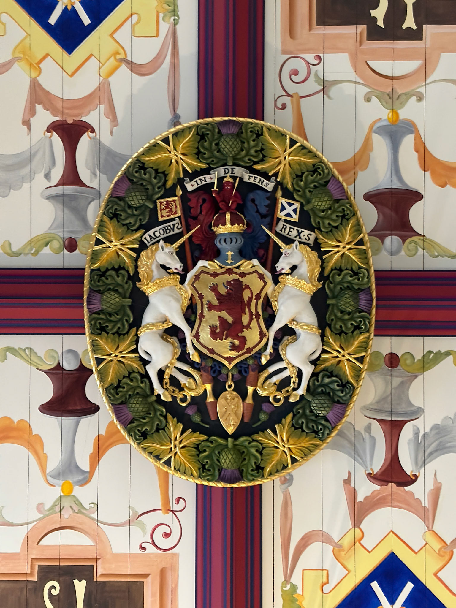 Ceiling at Stirling Castle
