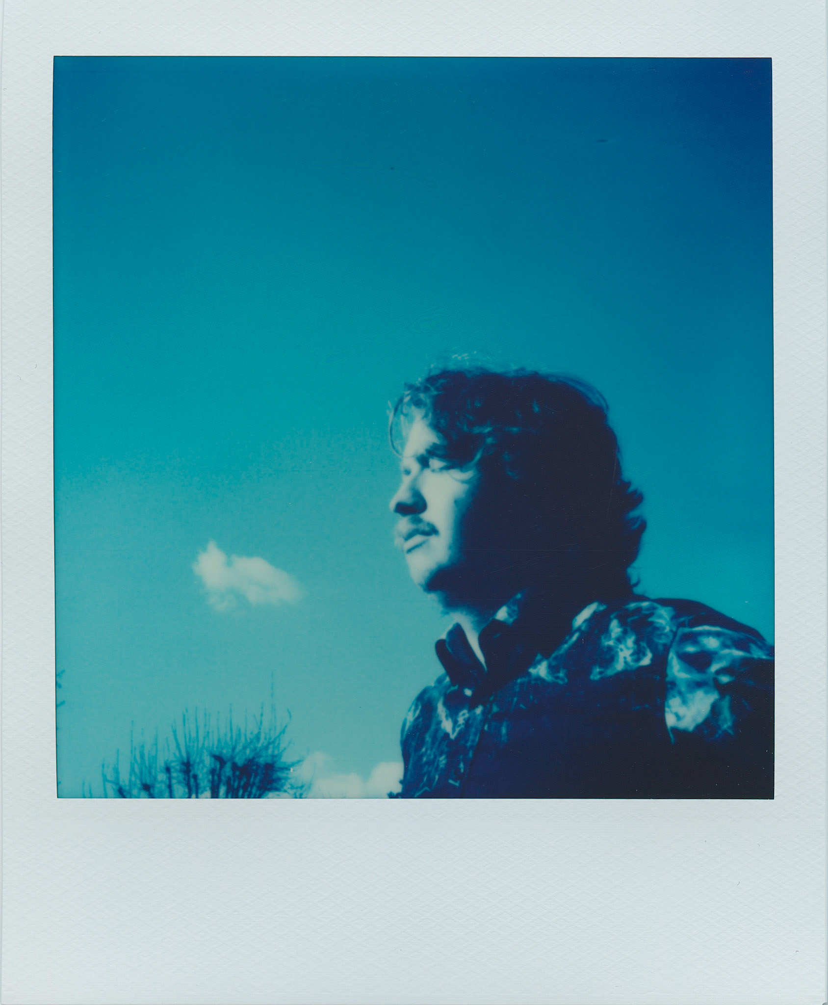 Gavin on Reclaimed Blue Polaroid
