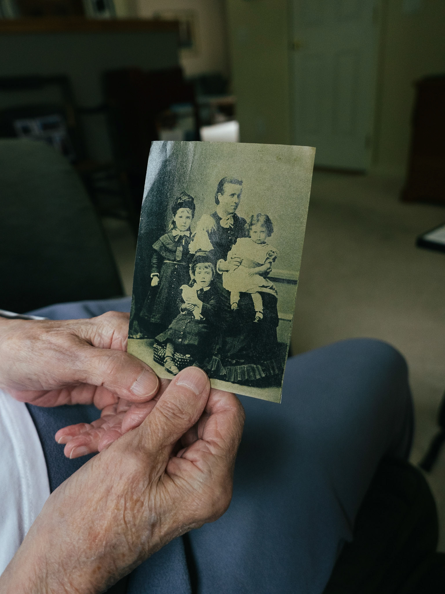 Grandmother in Scotland, small girl on the left. She moved to Waltham Mass and opened a dance studio.